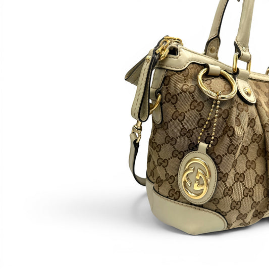 Sac Boston miniature Gucci Sukey vintage à double usage