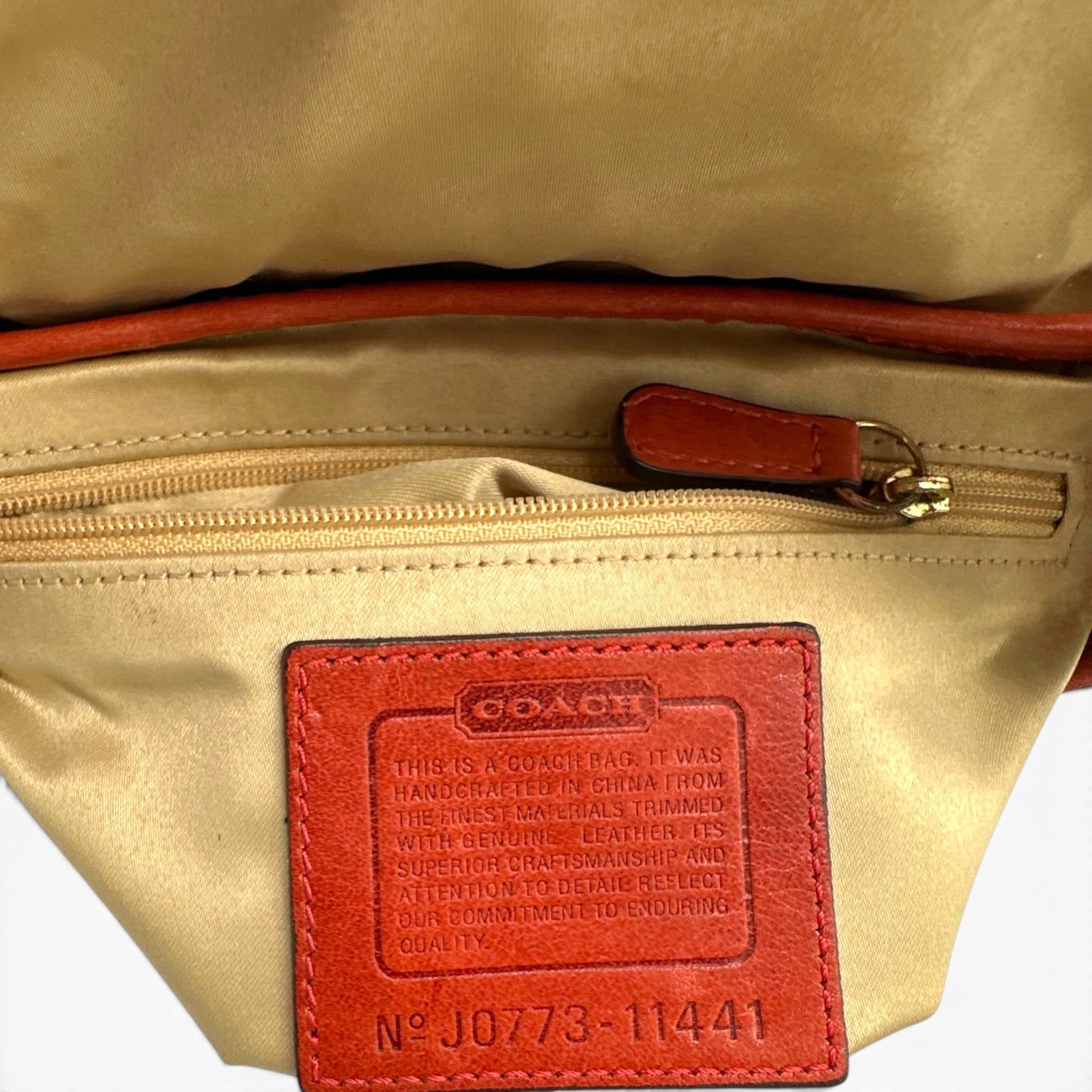 Vintage Coach 11441 Bleecker Schultertasche
