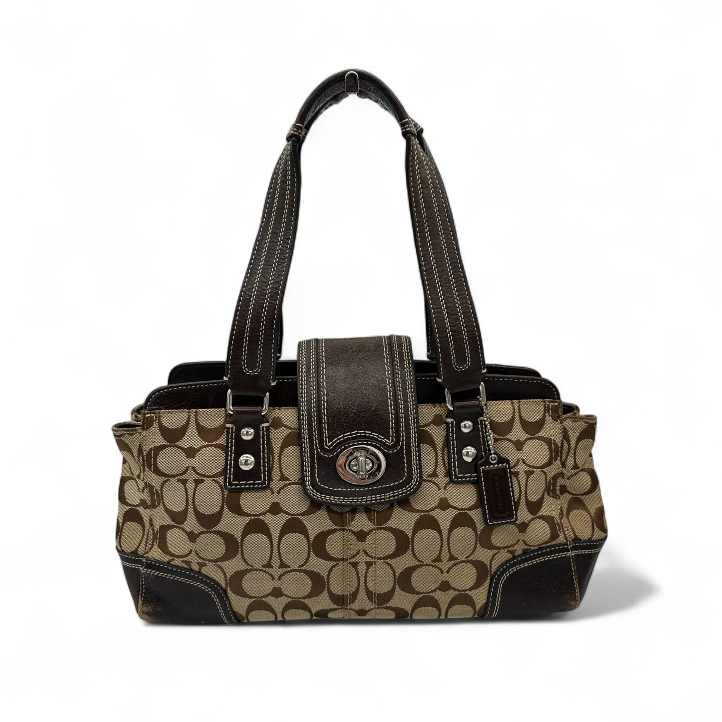 Vintage Coach F13975 Hamptons Carryall Shoulder Bag