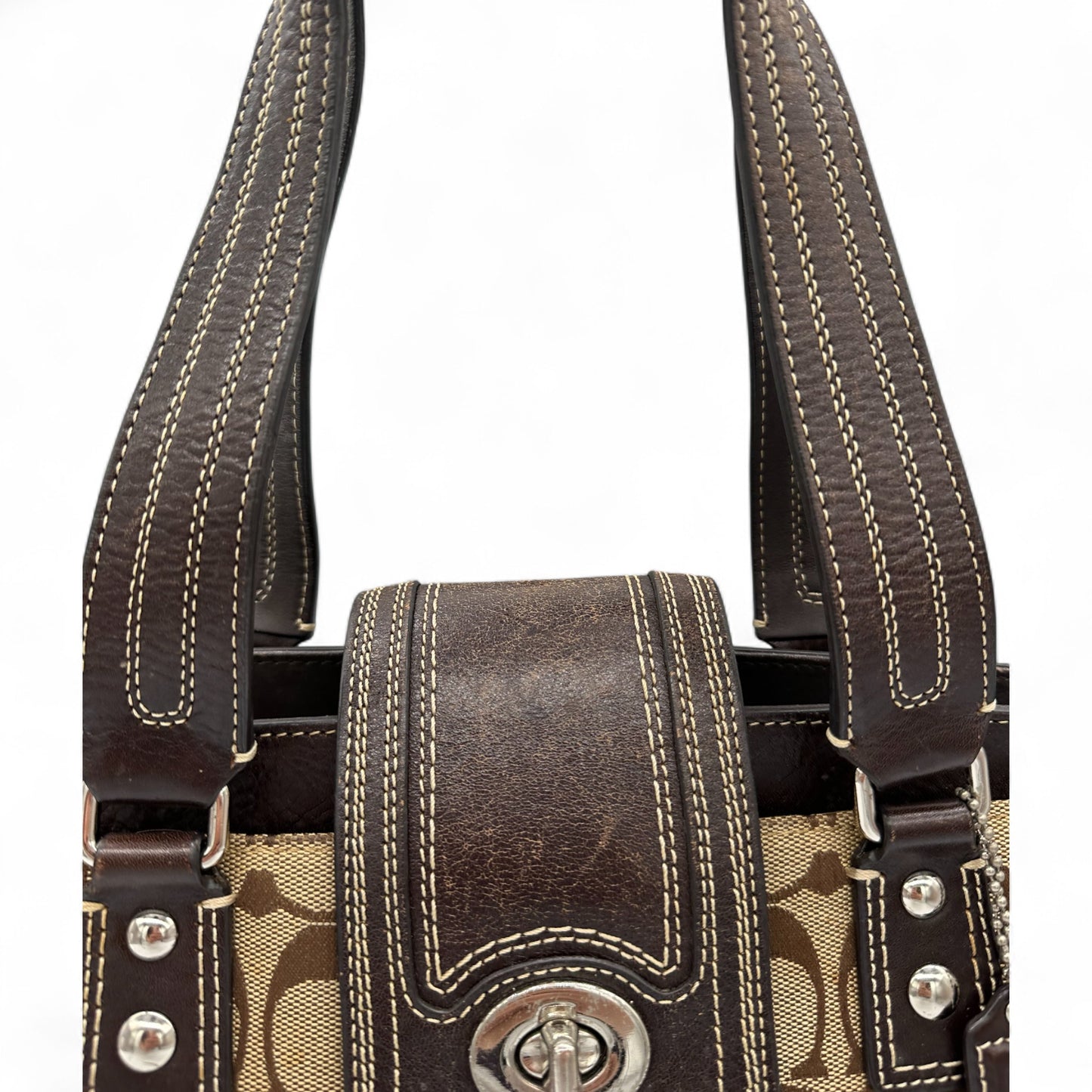 Vintage Coach F13975 Hamptons Carryall Shoulder Bag