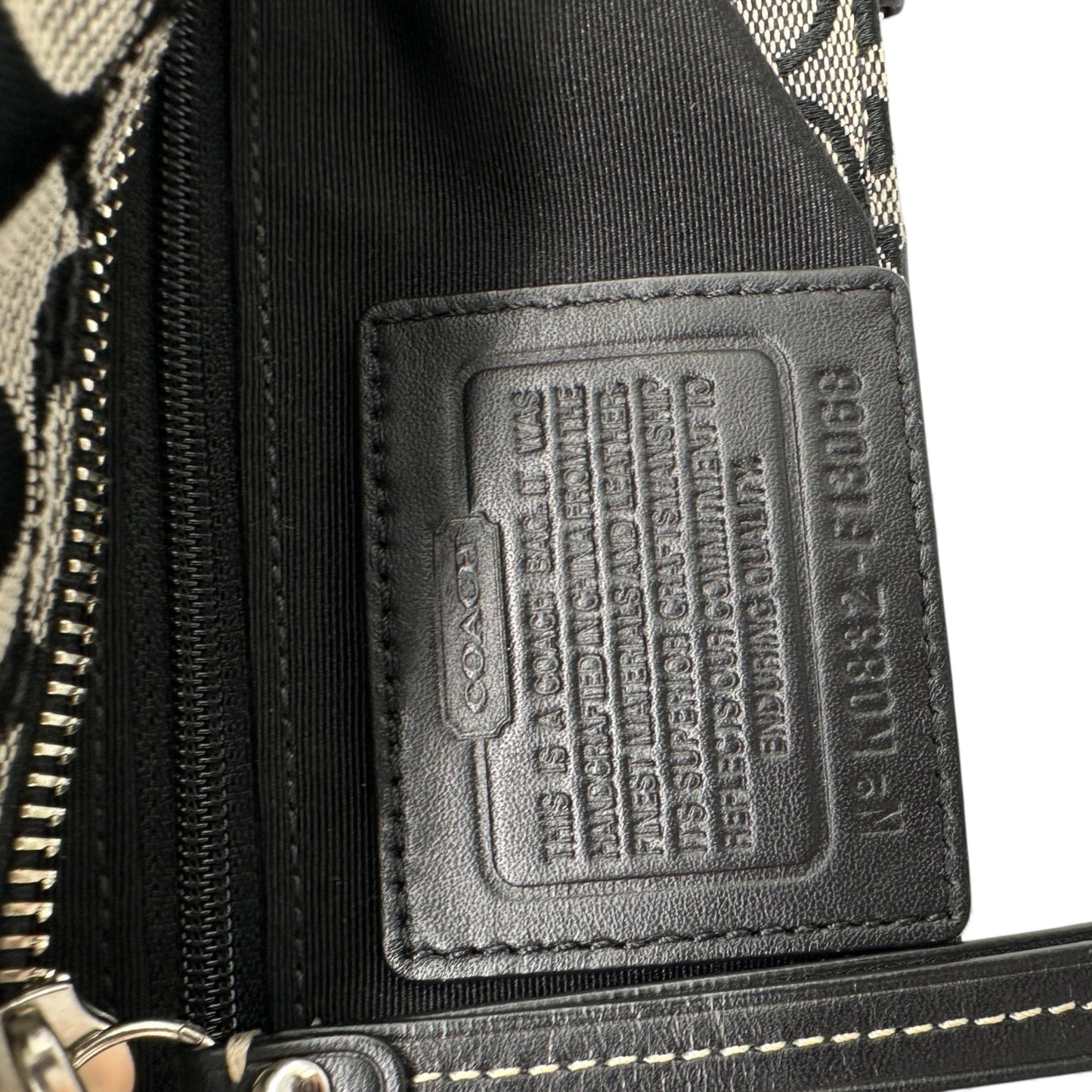 Vintage Coach F13068 Hampton Clip Handtasche