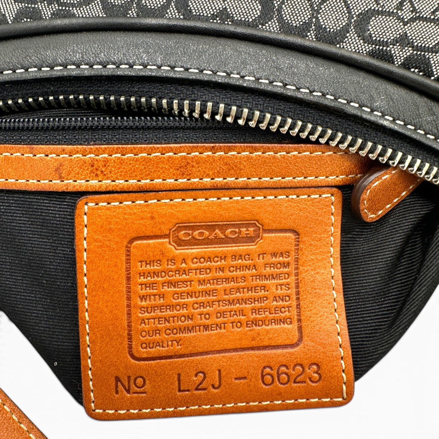 Vintage Coach 6623 Crescent Shoulder Bag