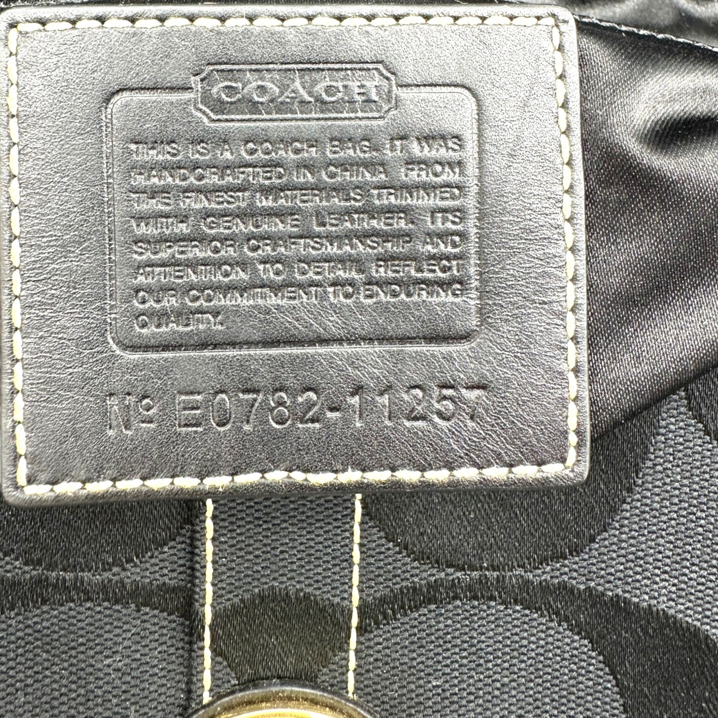 Vintage Coach 11257 Flap Ergo Shoulder Bag