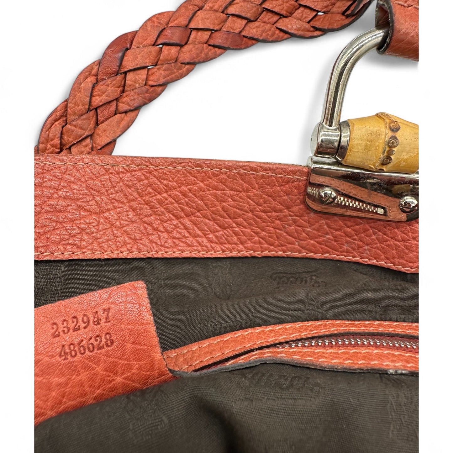 Vintage Gucci Bamboo Tote 232947 Shopper Bag