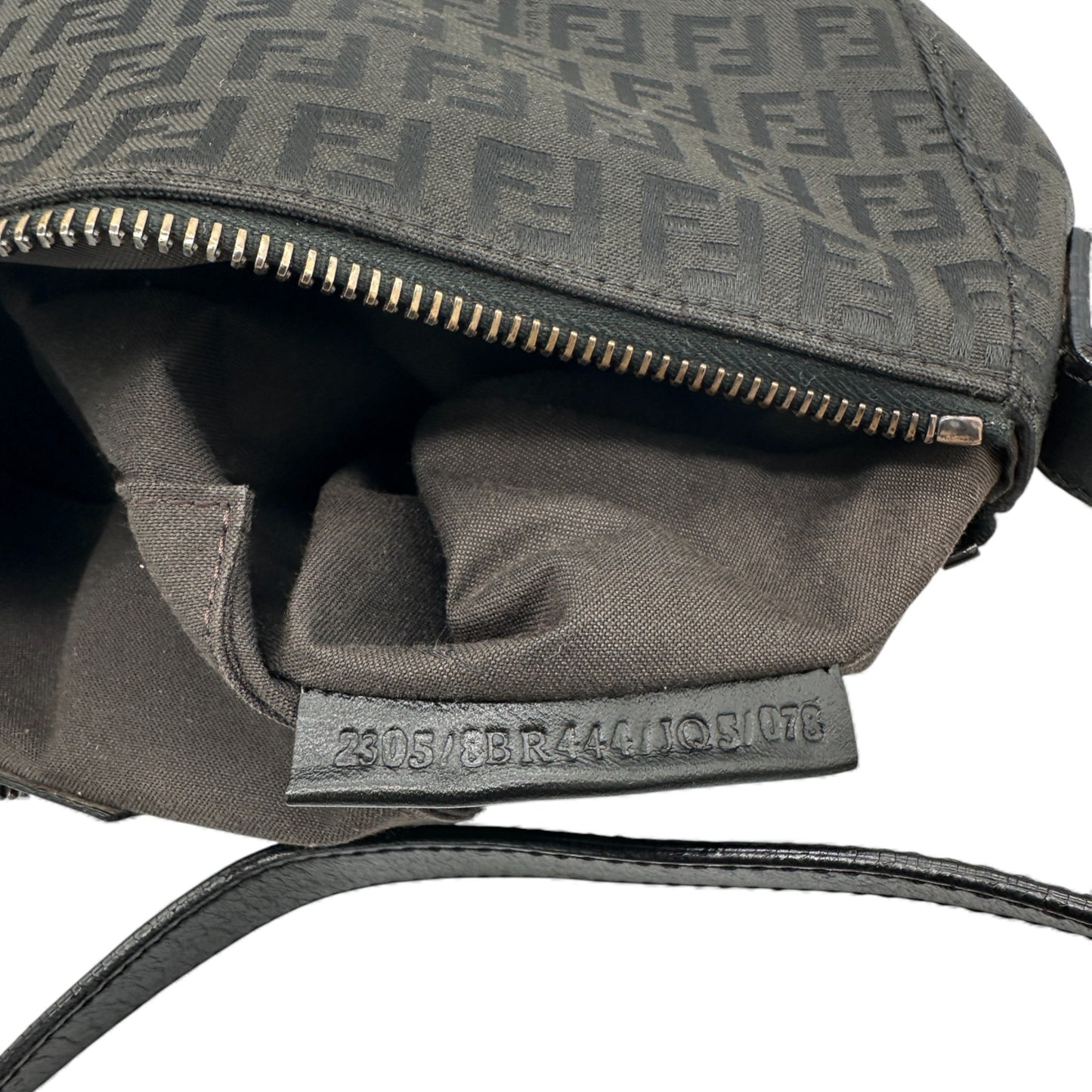 Vintage Fendi Zucchino Pochette Shoulder Bag