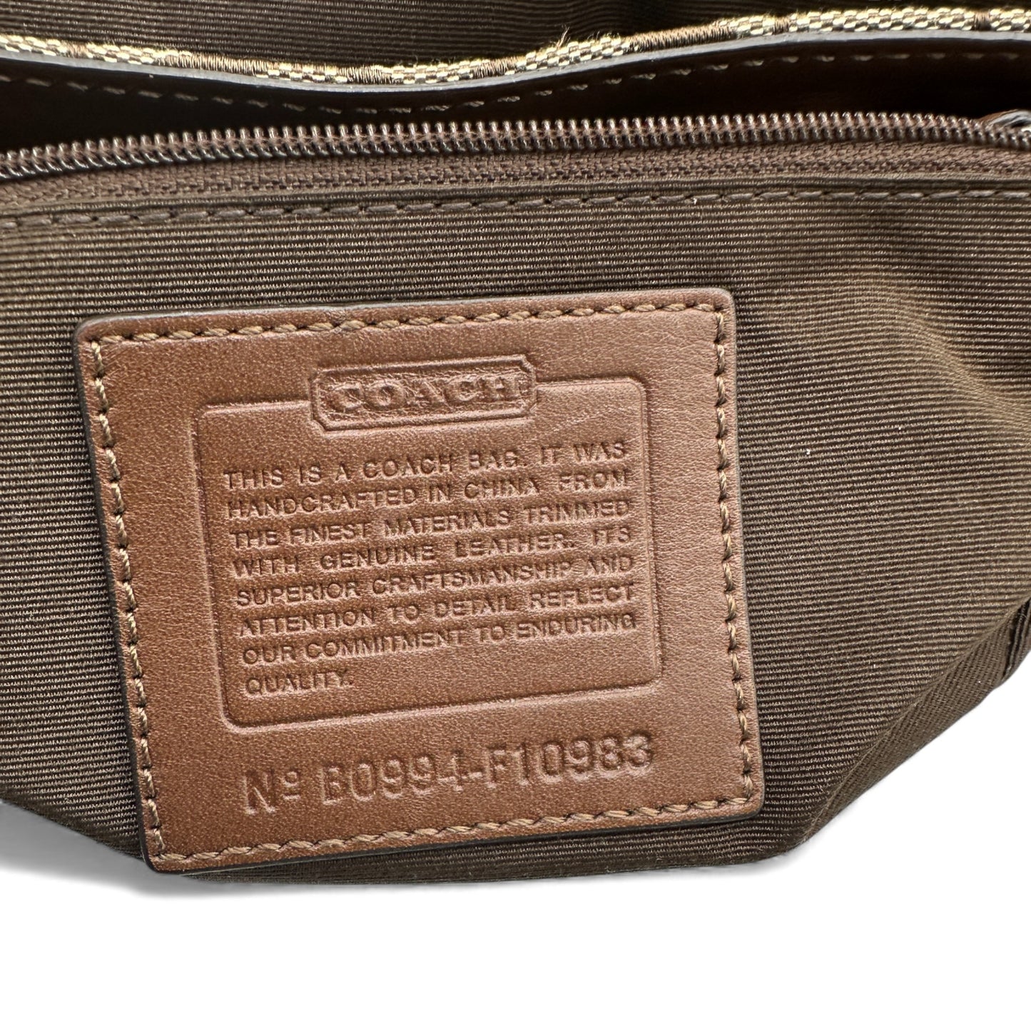 Vintage Coach F10983 Chelsea Turnlock Shoulder Bag