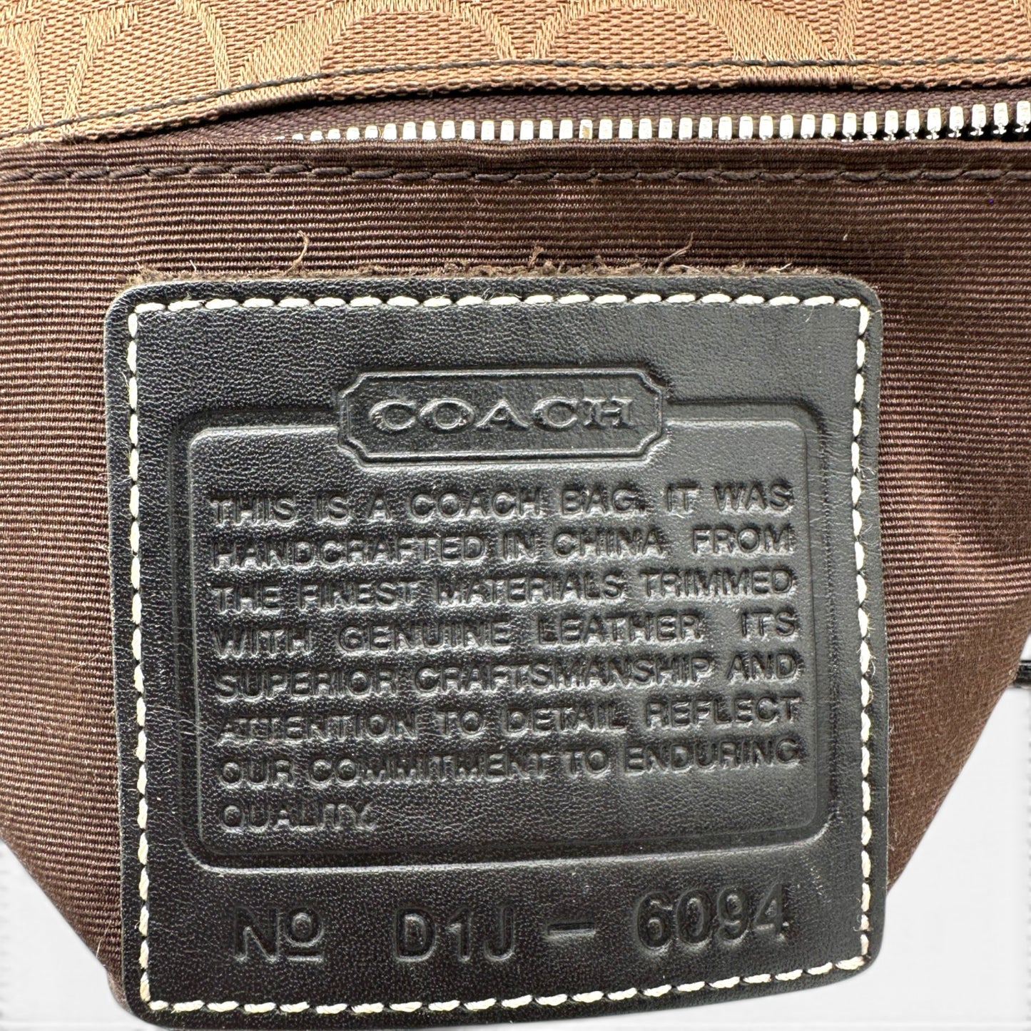 Vintage Coach 6094 Demi Mini Shoulder Bag