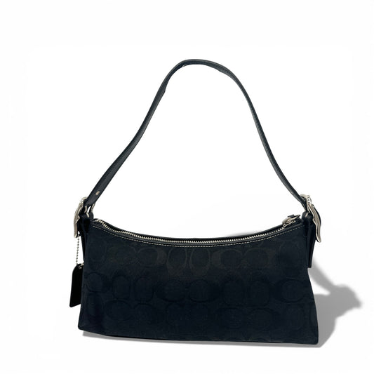 Vintage Coach 8K01 East West Baguette Shoulder Bag