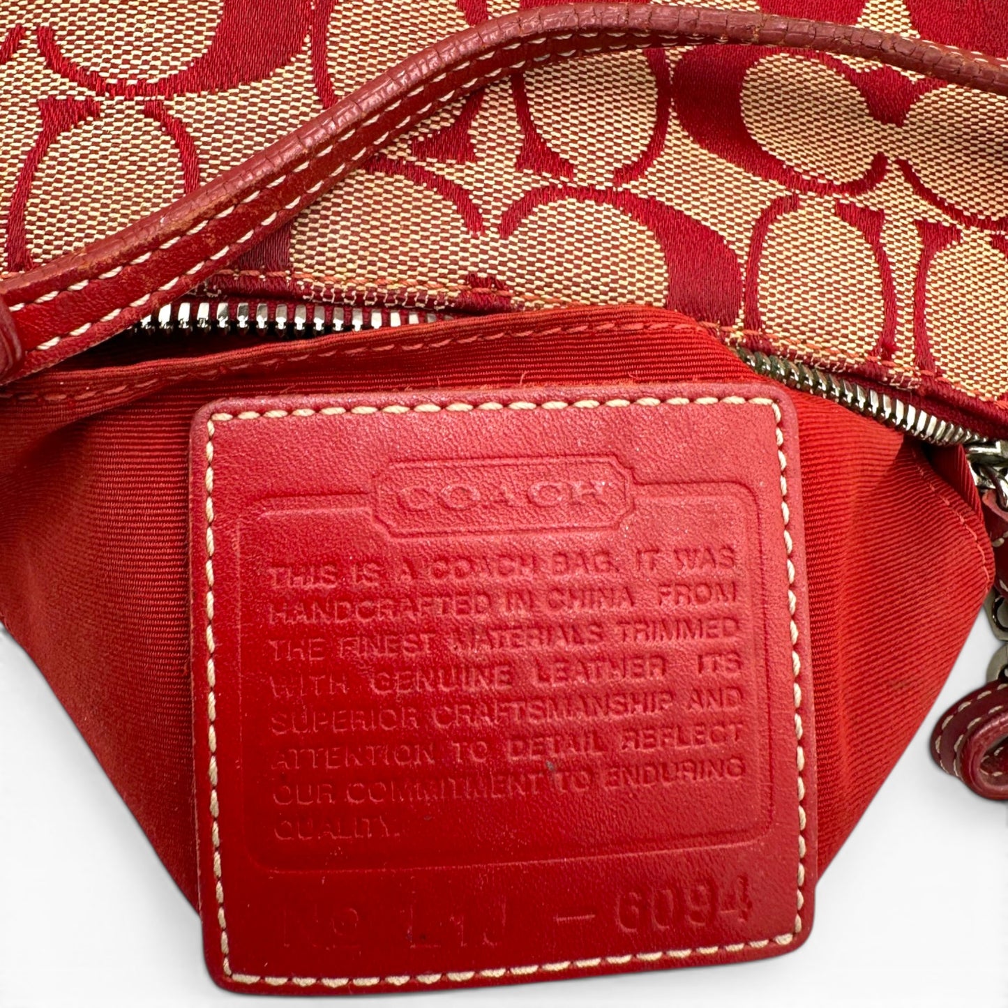 Vintage Coach 6094 Demi Mini Schultertasche