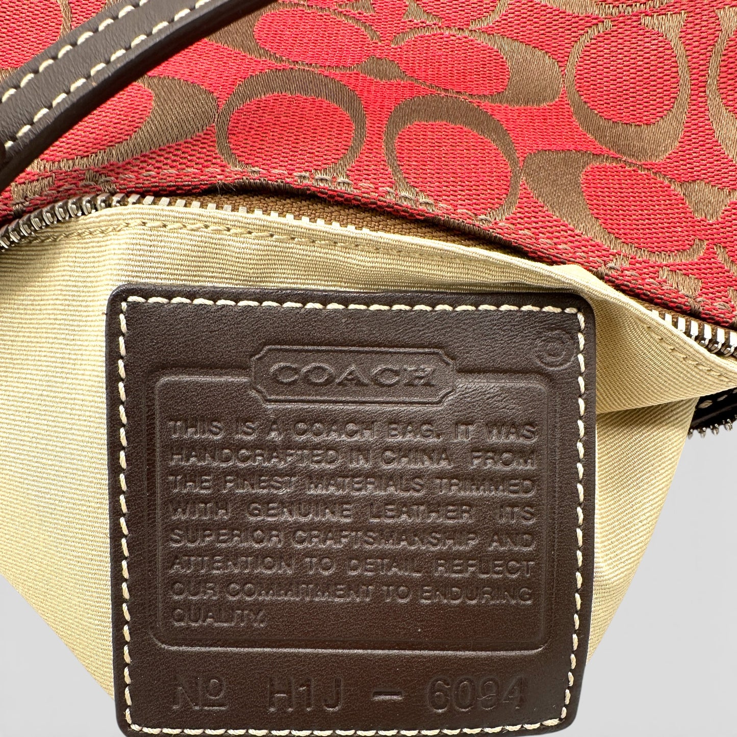 Vintage Coach 6094 Demi Mini Shoulder Bag