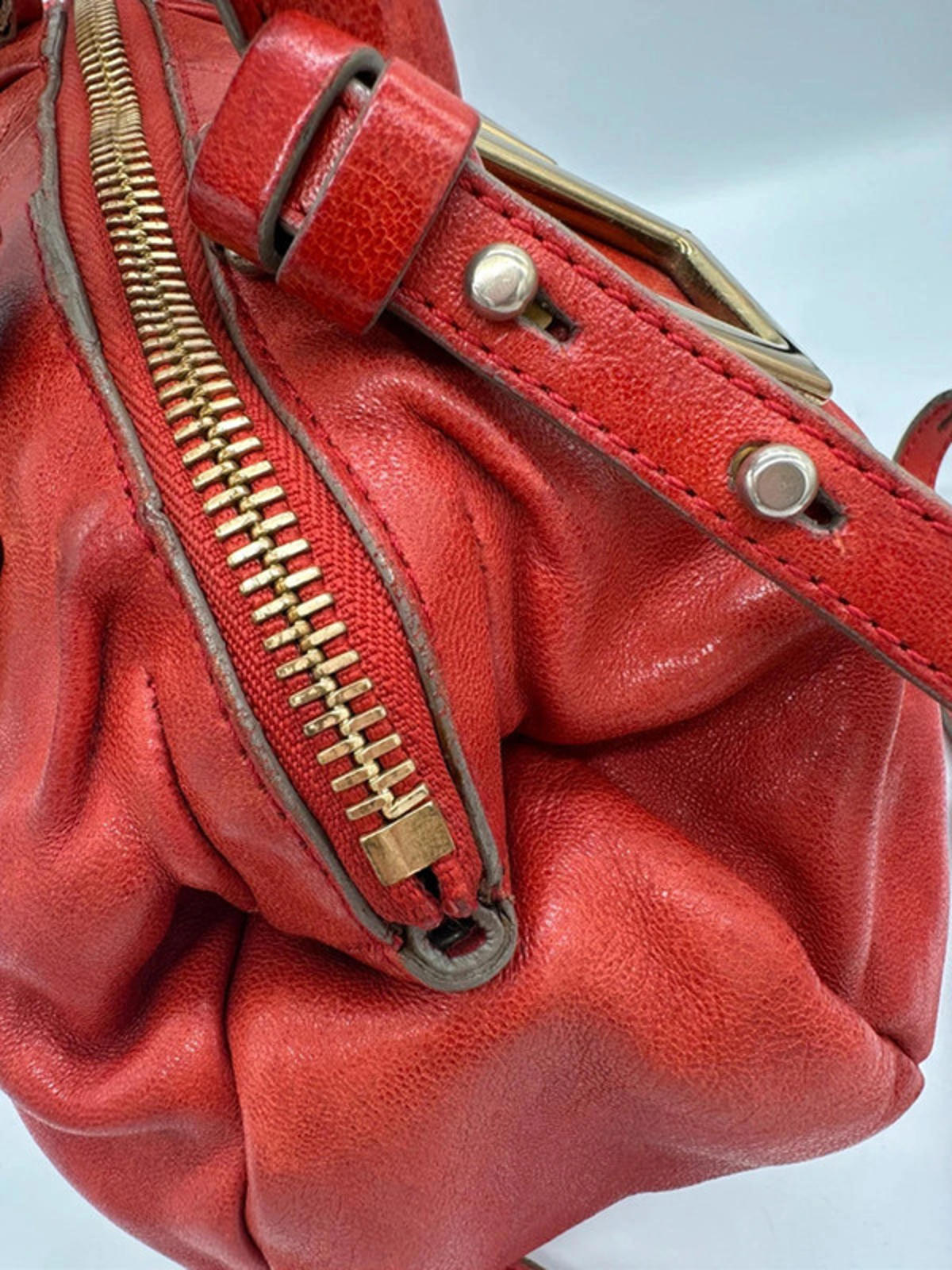Vintage Chloé Red Mini Ethel Bag with Two Way Strap