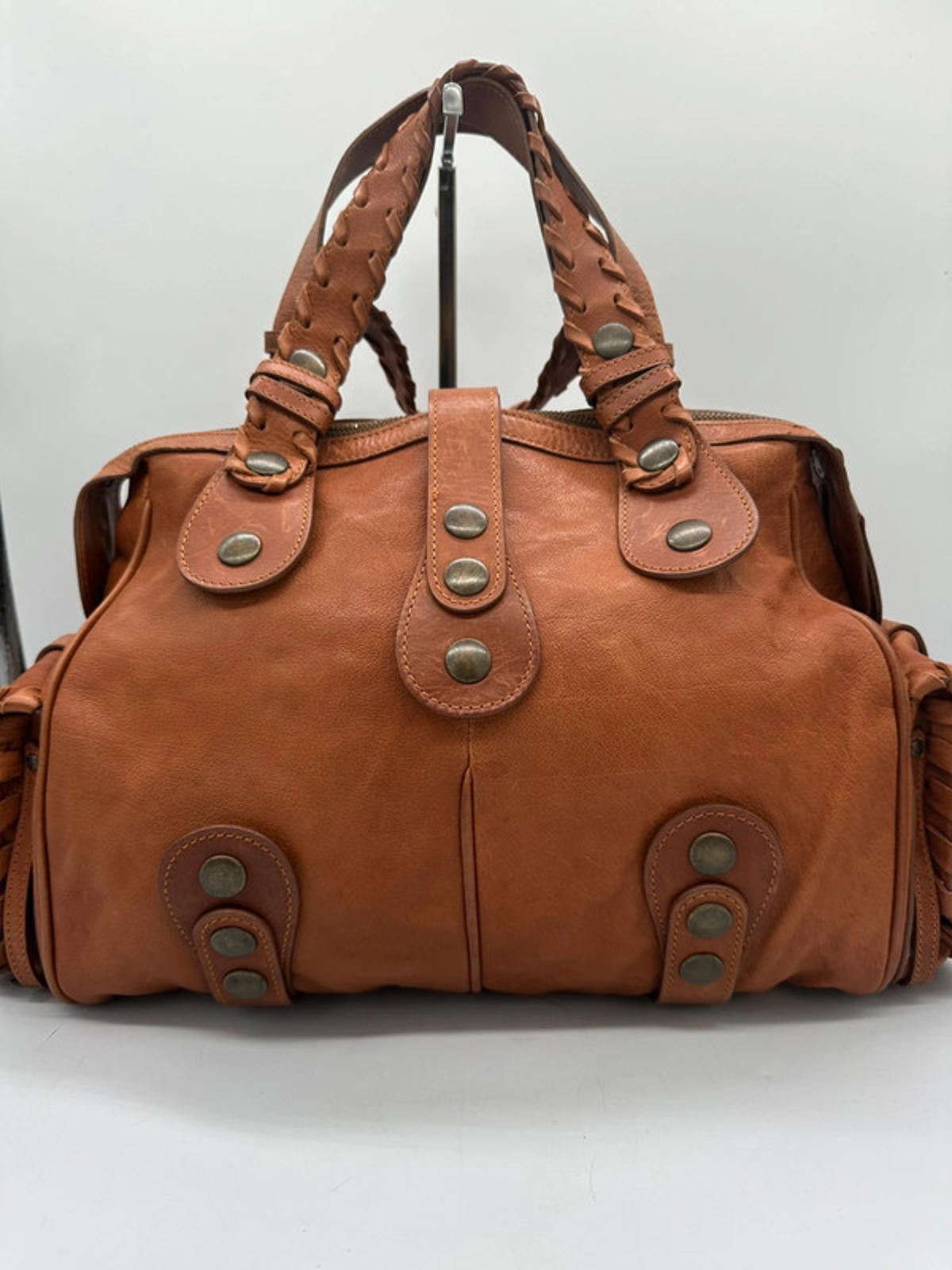 Vintage Chloé Silverado Y2K Rare Brown Leather Handbag