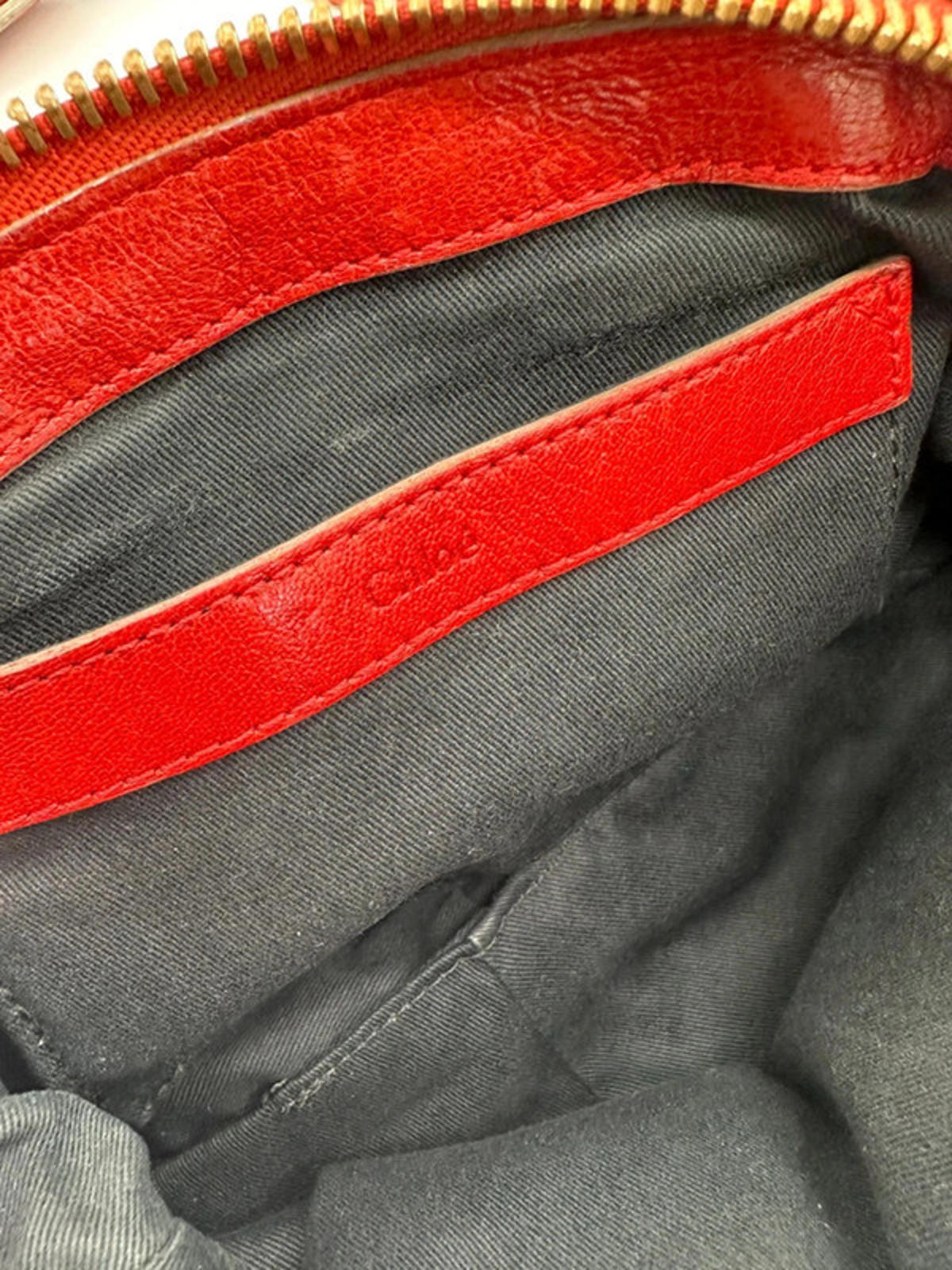 Vintage Chloé Red Mini Ethel Bag with Two Way Strap