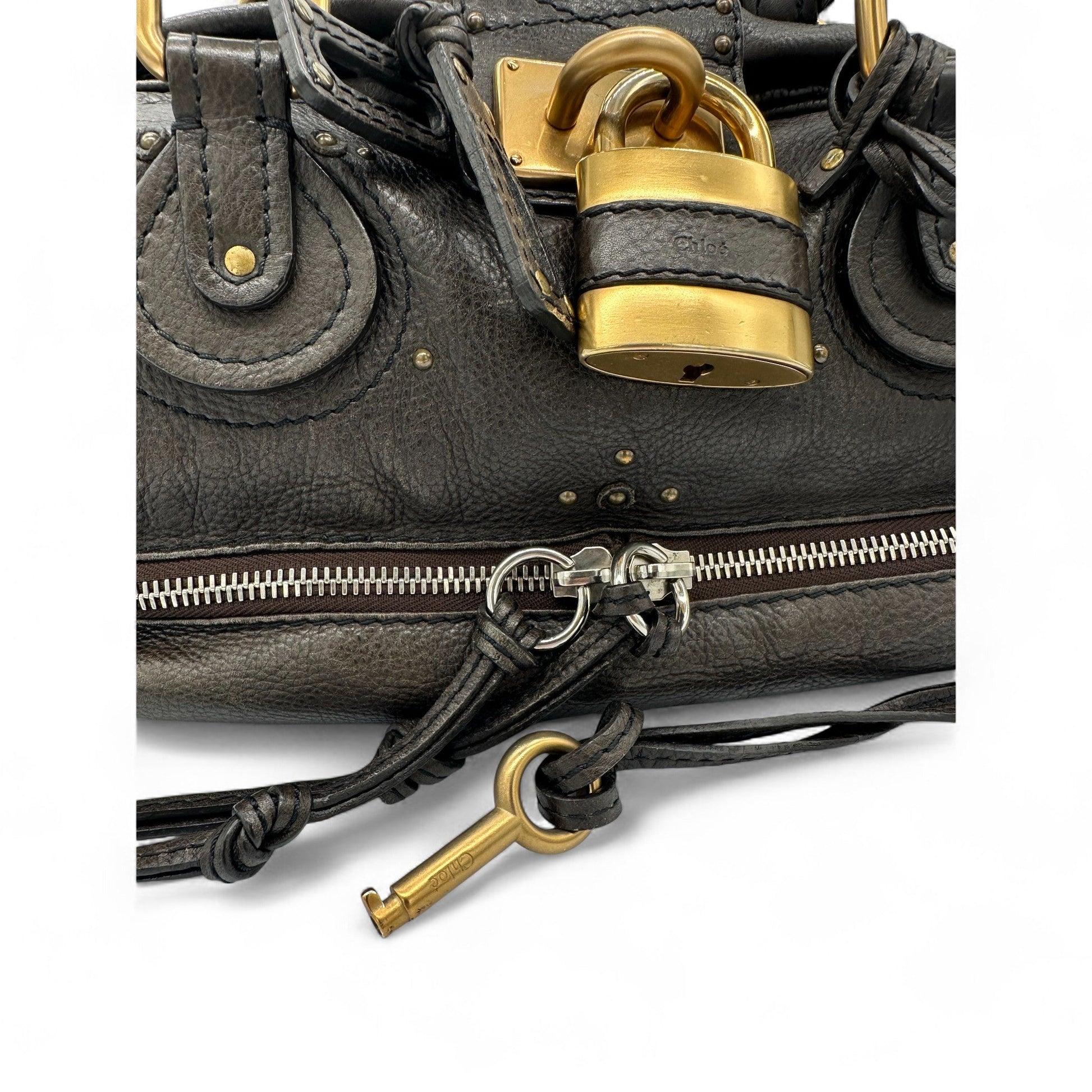 Chloé Paddington Dark Brown Leather Handbag - Thanks it's Vintage
