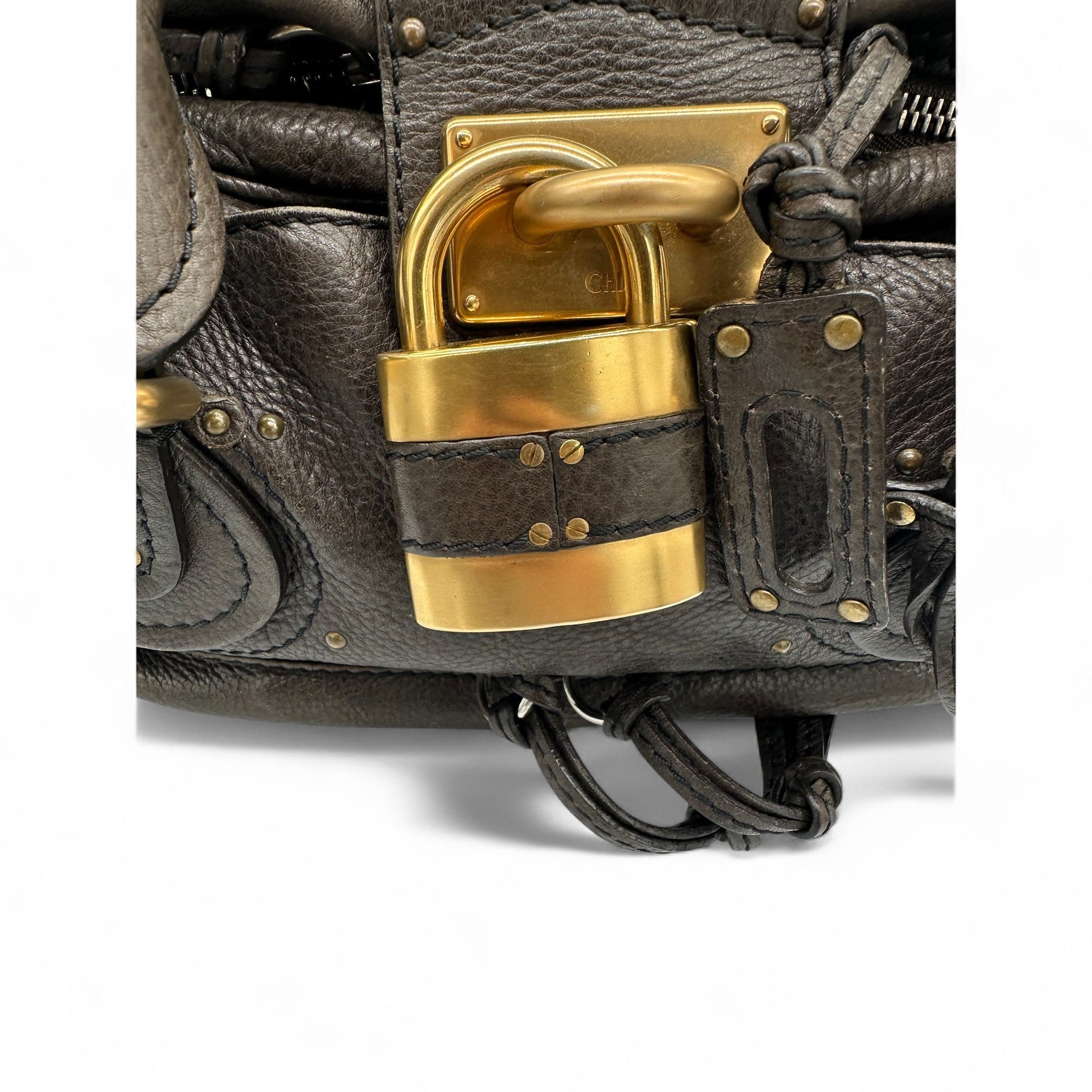 Chloé Paddington Dark Brown Leather Handbag - Thanks it's Vintage