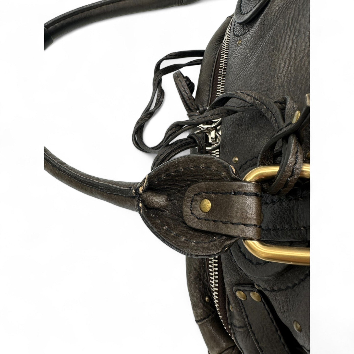 Chloé Paddington Dark Brown Leather Handbag - Thanks it's Vintage