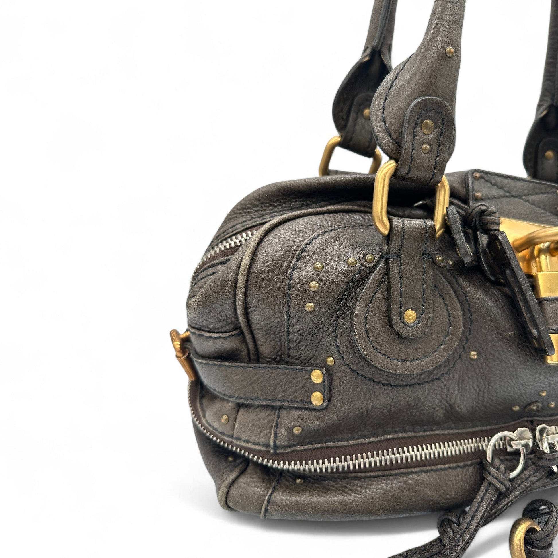 Chloé Paddington Dark Brown Leather Handbag - Thanks it's Vintage