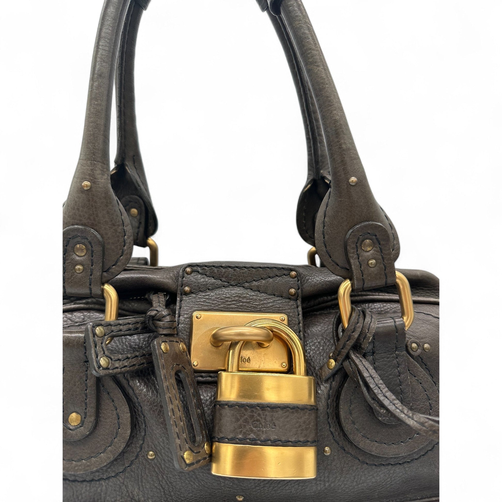 Chloé Paddington Dark Brown Leather Handbag - Thanks it's Vintage