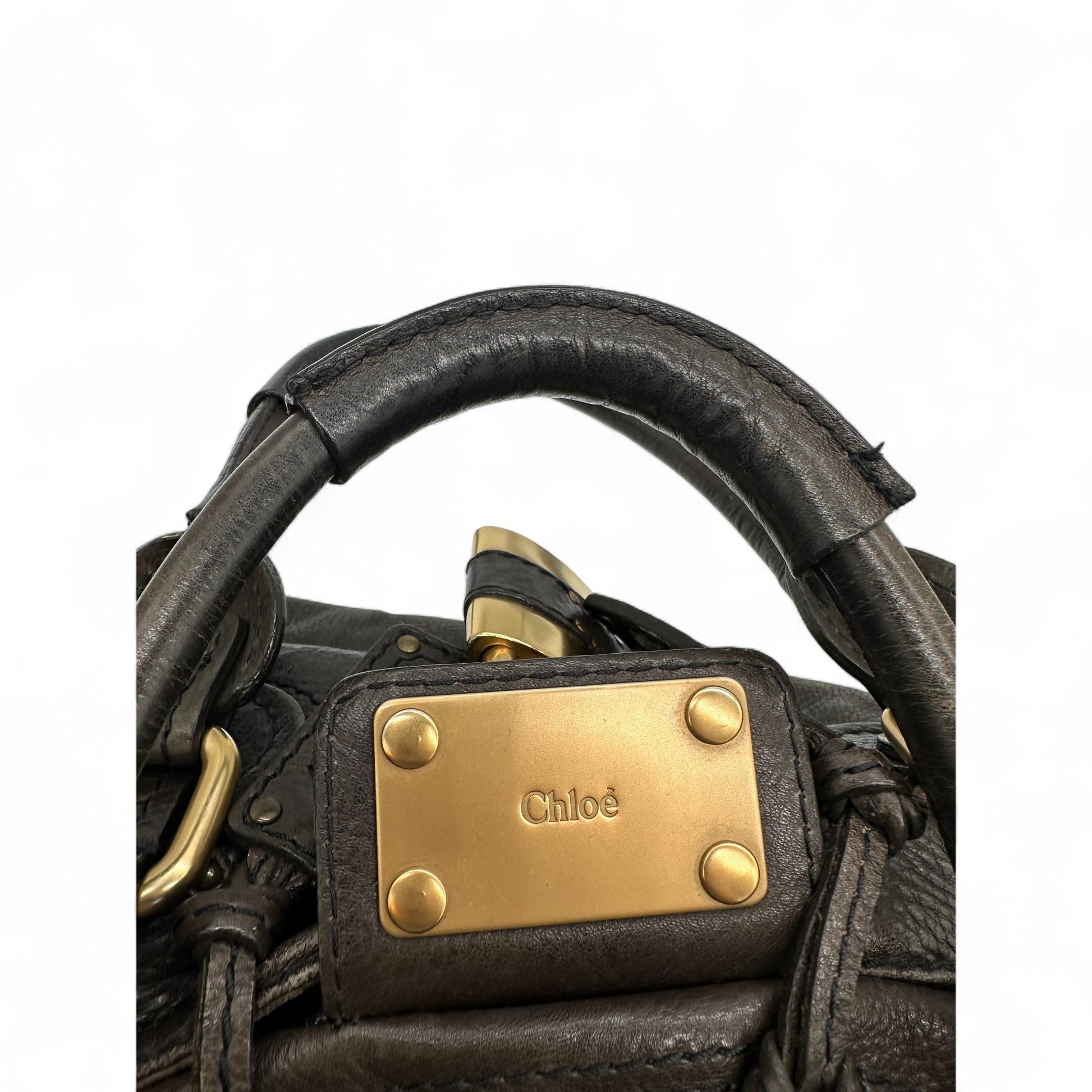 Chloé Paddington Dark Brown Leather Handbag - Thanks it's Vintage