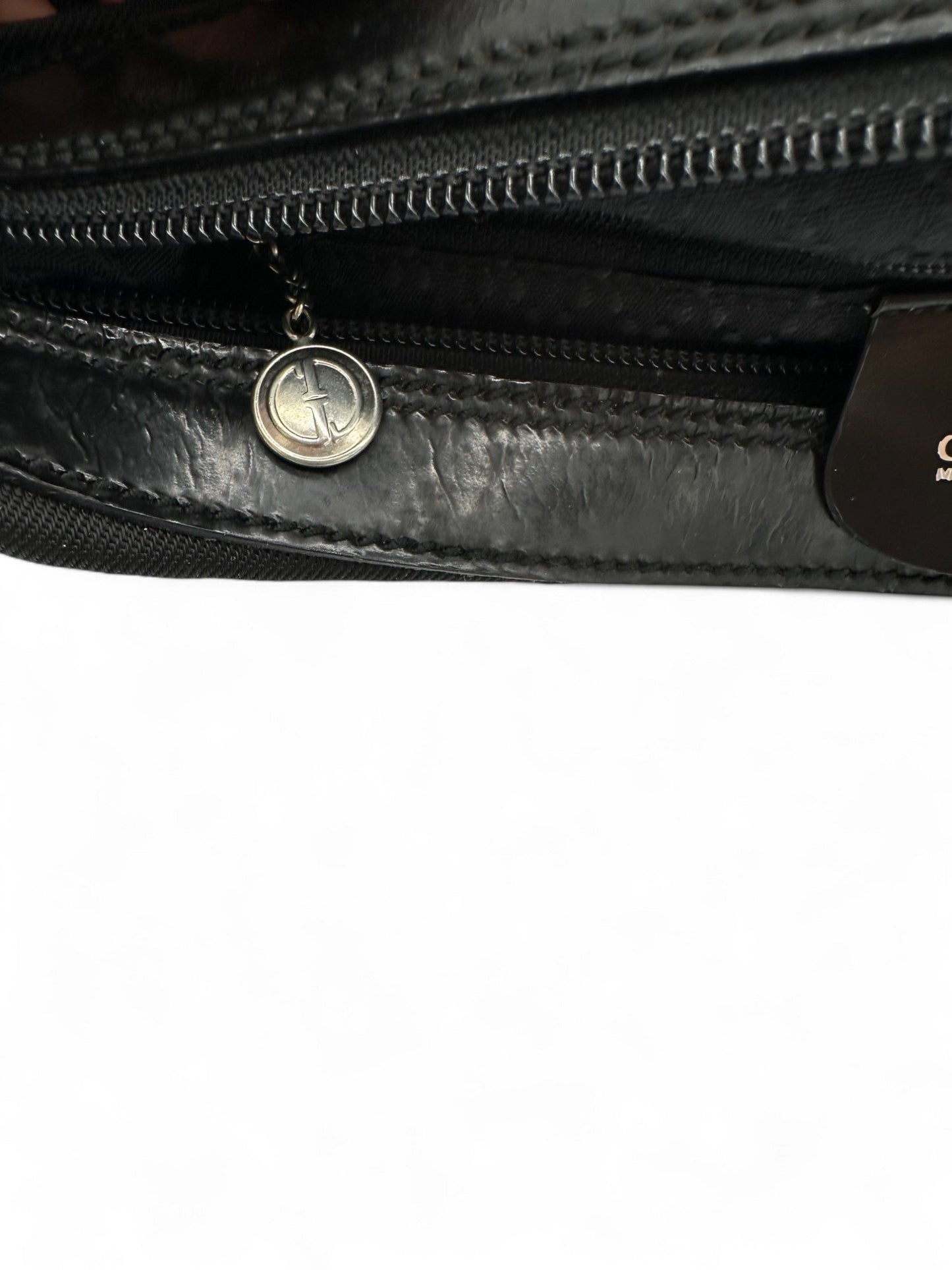 Gucci Bamboo Black Nylon Shoulder Bag - Thanks it's Vintage