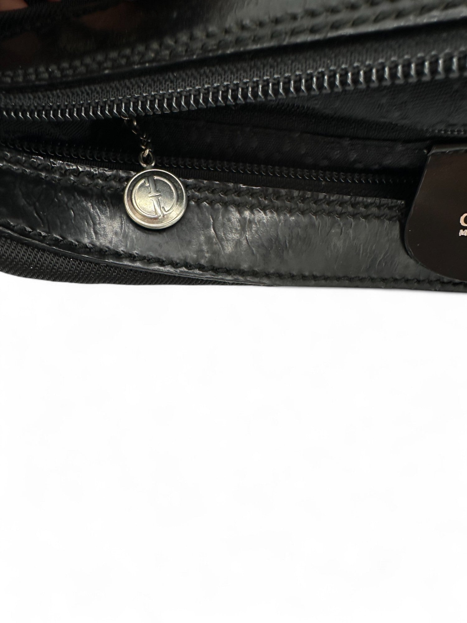 Gucci Bamboo Black Nylon Shoulder Bag - Thanks it's Vintage