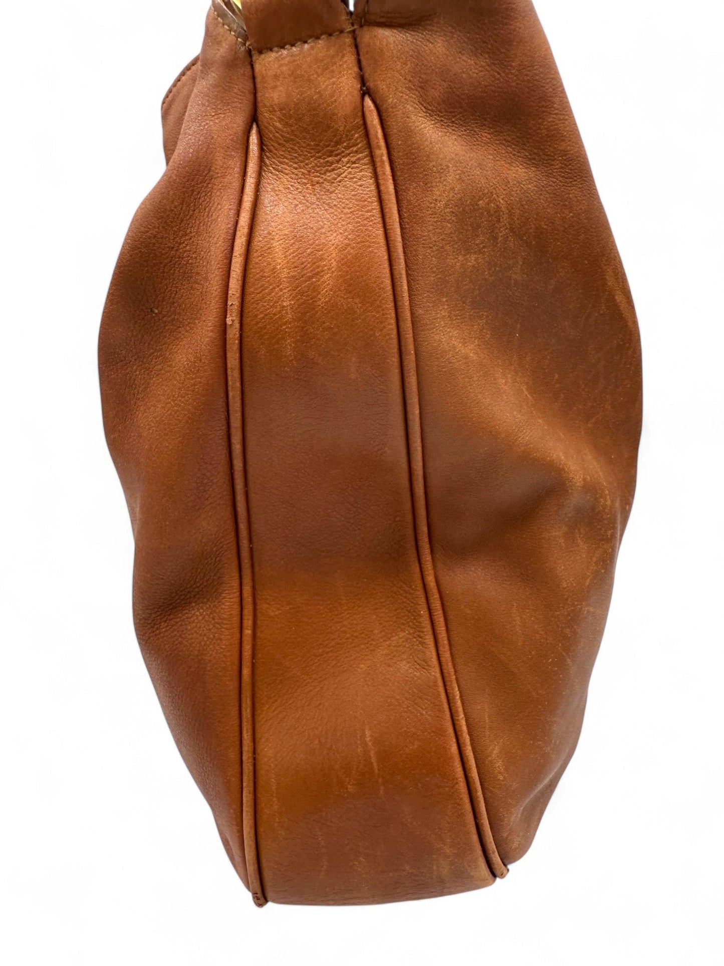 Gucci Bamboo Brown Leather Handbag - Thanks it's Vintage