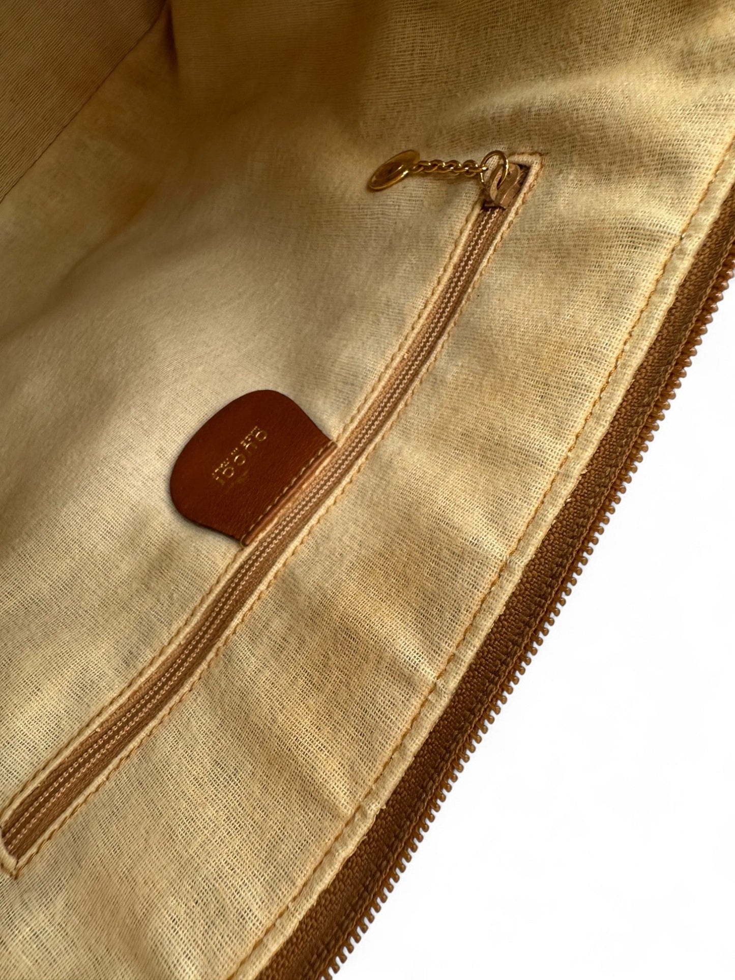 Gucci Bamboo Brown Leather Handbag - Thanks it's Vintage