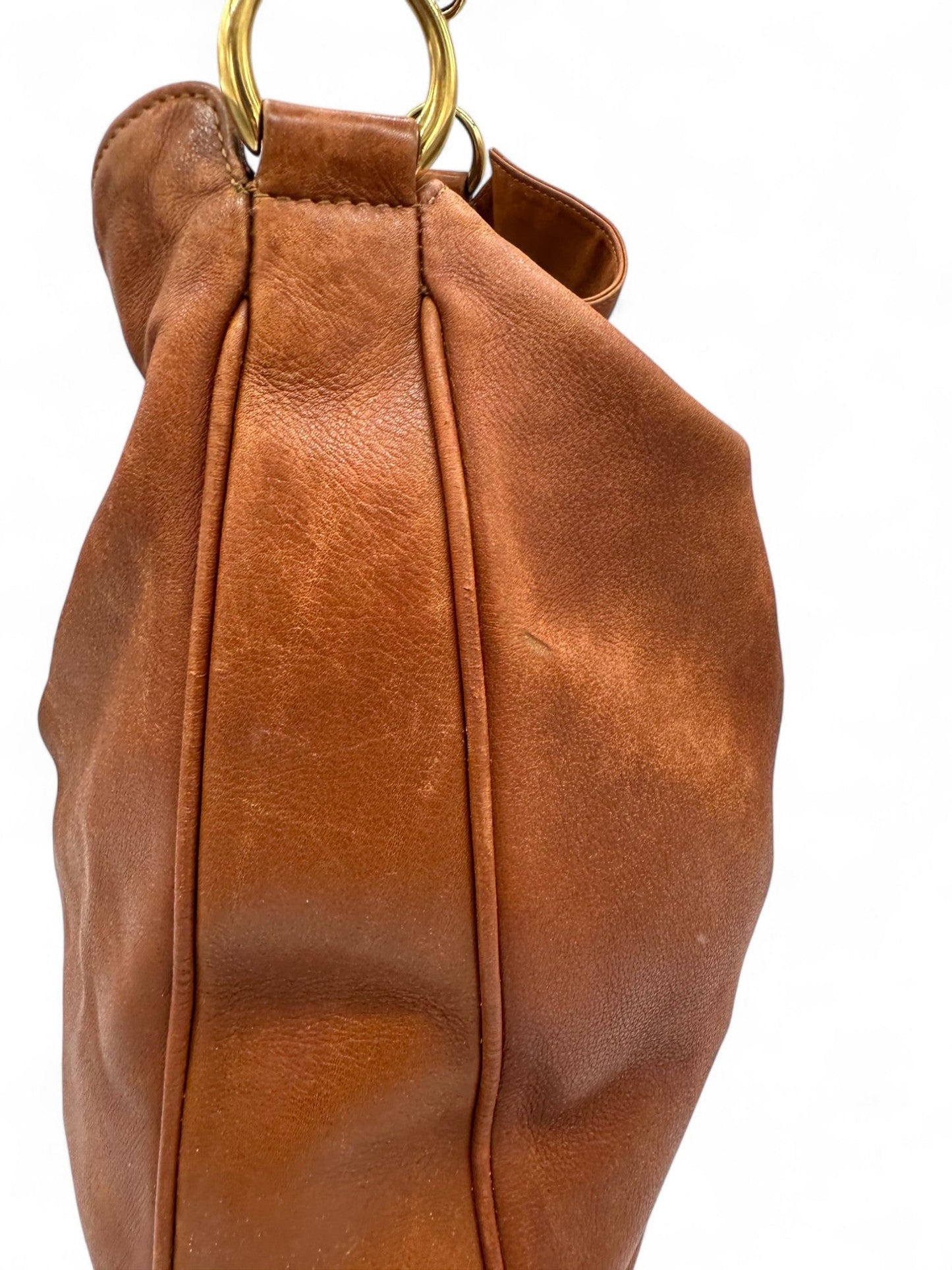 Gucci Bamboo Brown Leather Handbag - Thanks it's Vintage