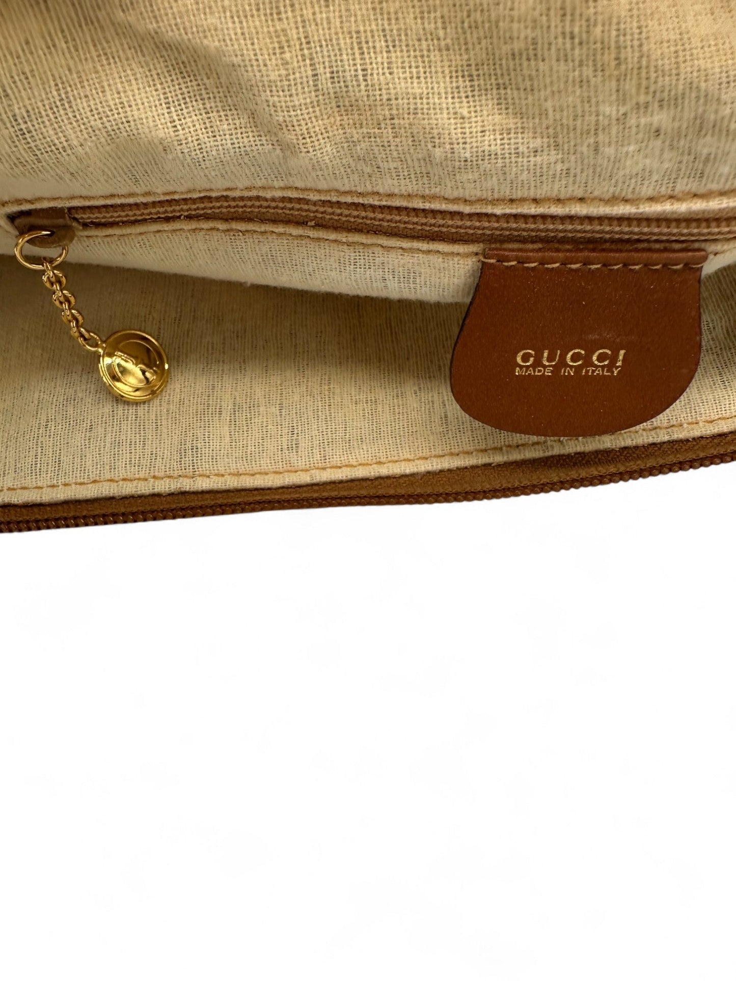 Gucci Bamboo Brown Leather Handbag - Thanks it's Vintage