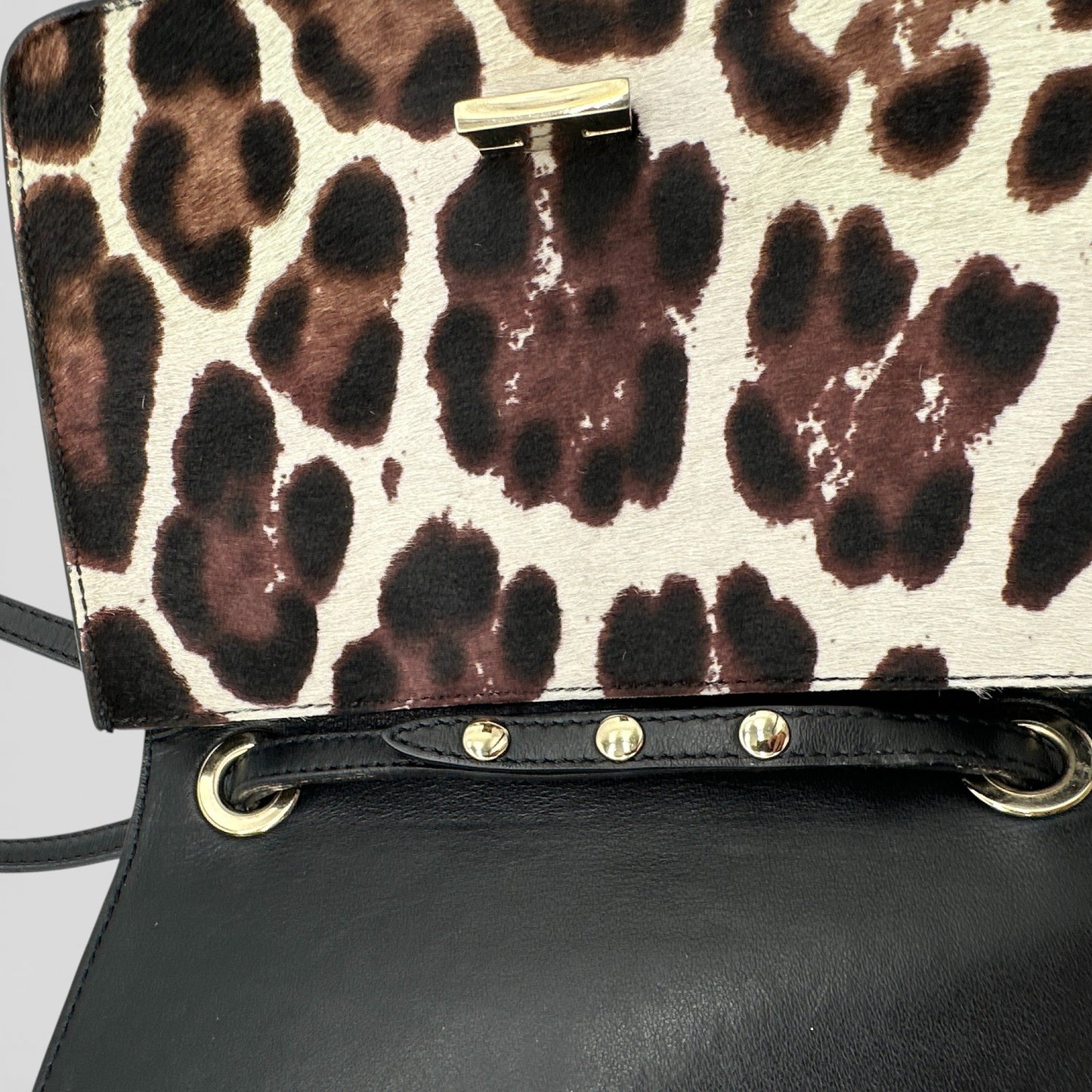 Jimmy Choo Leopard Pony Hair Rebel Shoulder Bag - Thanks it's Vintage