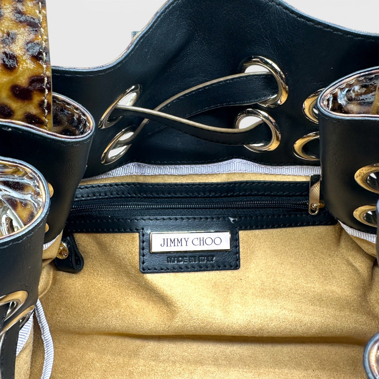 Jimmy Choo Ramona Leopard Patent Tote - Thanks it's Vintage