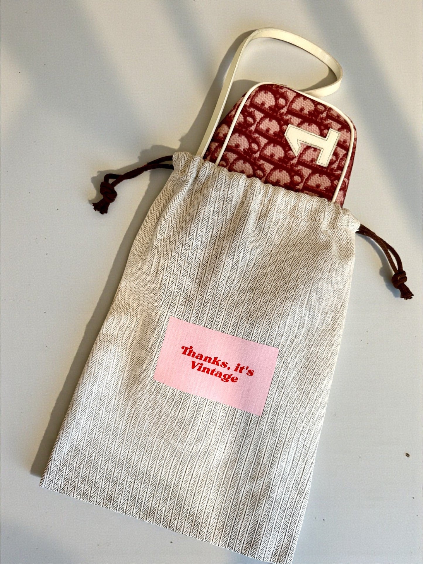 Luxury Cotton Dust Bag - Thanks it's Vintage