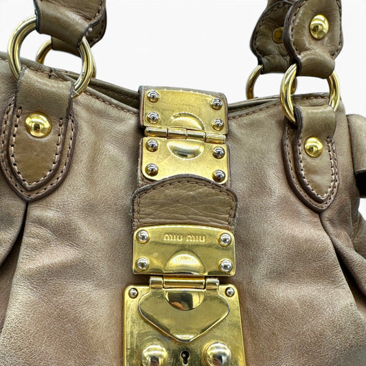 Miu Miu Vitello Lux Bow Handbag - Thanks it's Vintage