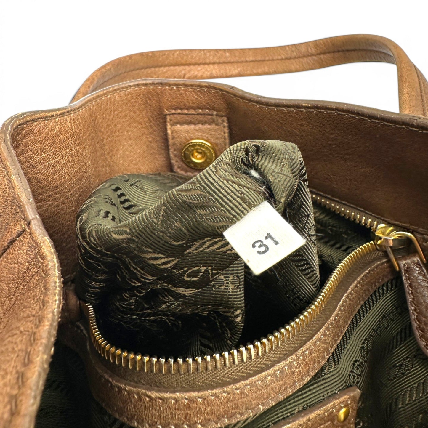 Prada Vitello Daino Leather Hobo Bag - Thanks it's Vintage