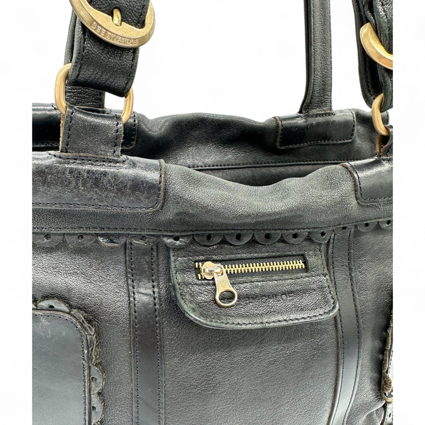 See by Chloé Black Leather Shoulder Bag - Thanks it's Vintage