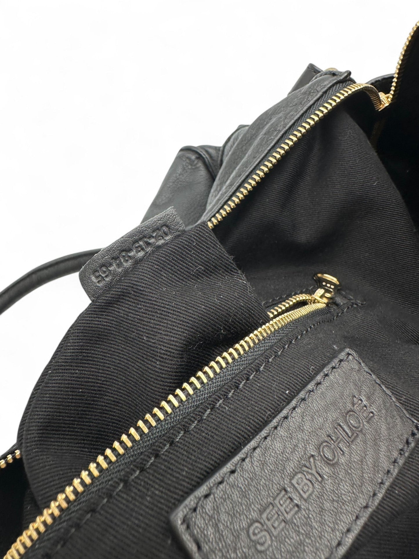 See By Chloë Black Leather Two - Way Handbag - Thanks it's Vintage