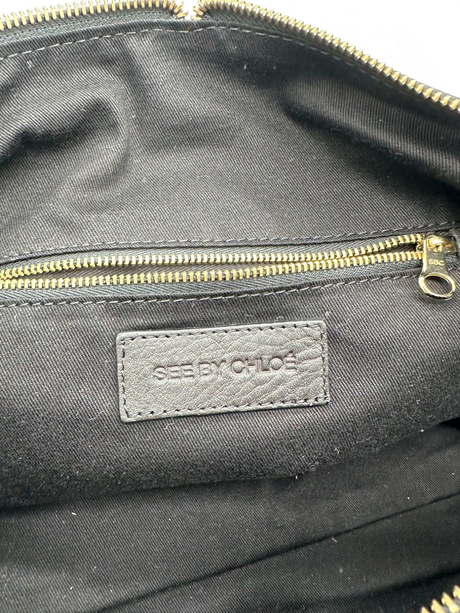 See By Chloë Black Leather Two - Way Handbag - Thanks it's Vintage