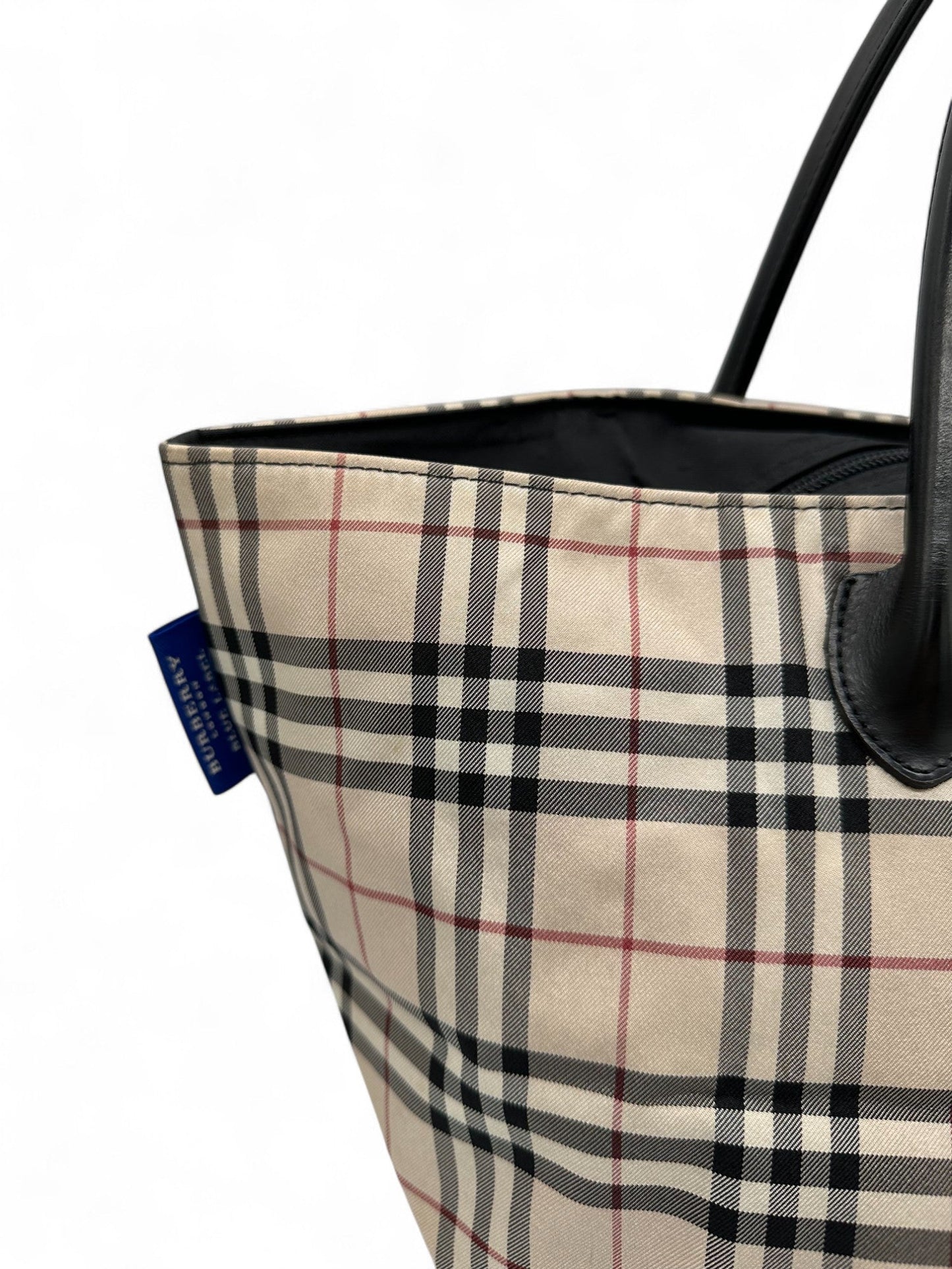Vintage Blue Label Burberry Tote Handbag Nova Check - Thanks it's Vintage