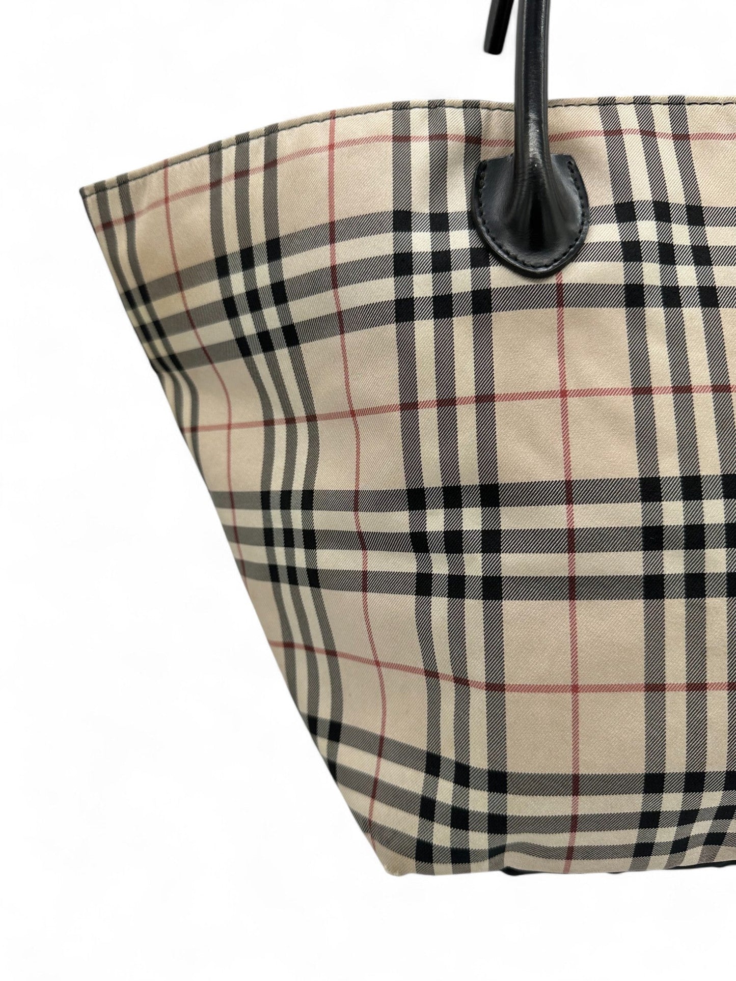 Vintage Blue Label Burberry Tote Handbag Nova Check - Thanks it's Vintage