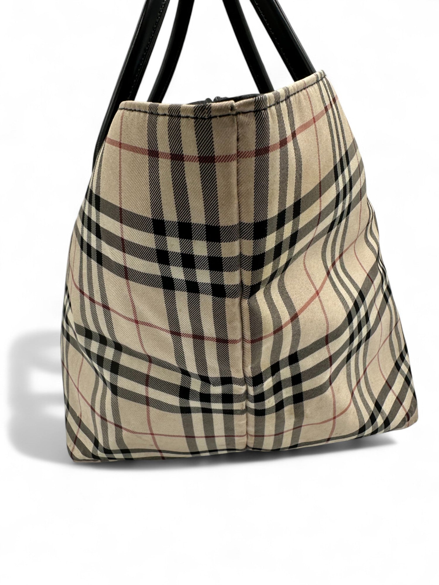 Vintage Blue Label Burberry Tote Handbag Nova Check - Thanks it's Vintage