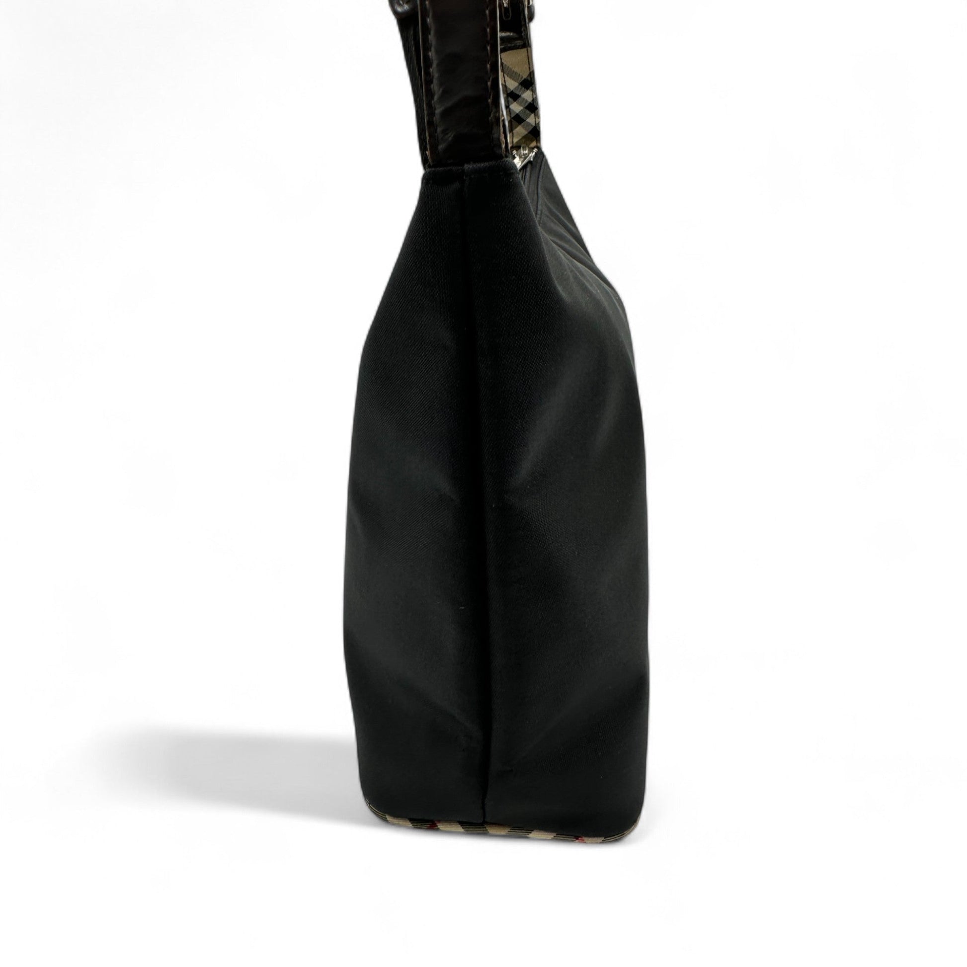 Vintage Burberry Black Nylon Shoulder Bag - Thanks it's Vintage