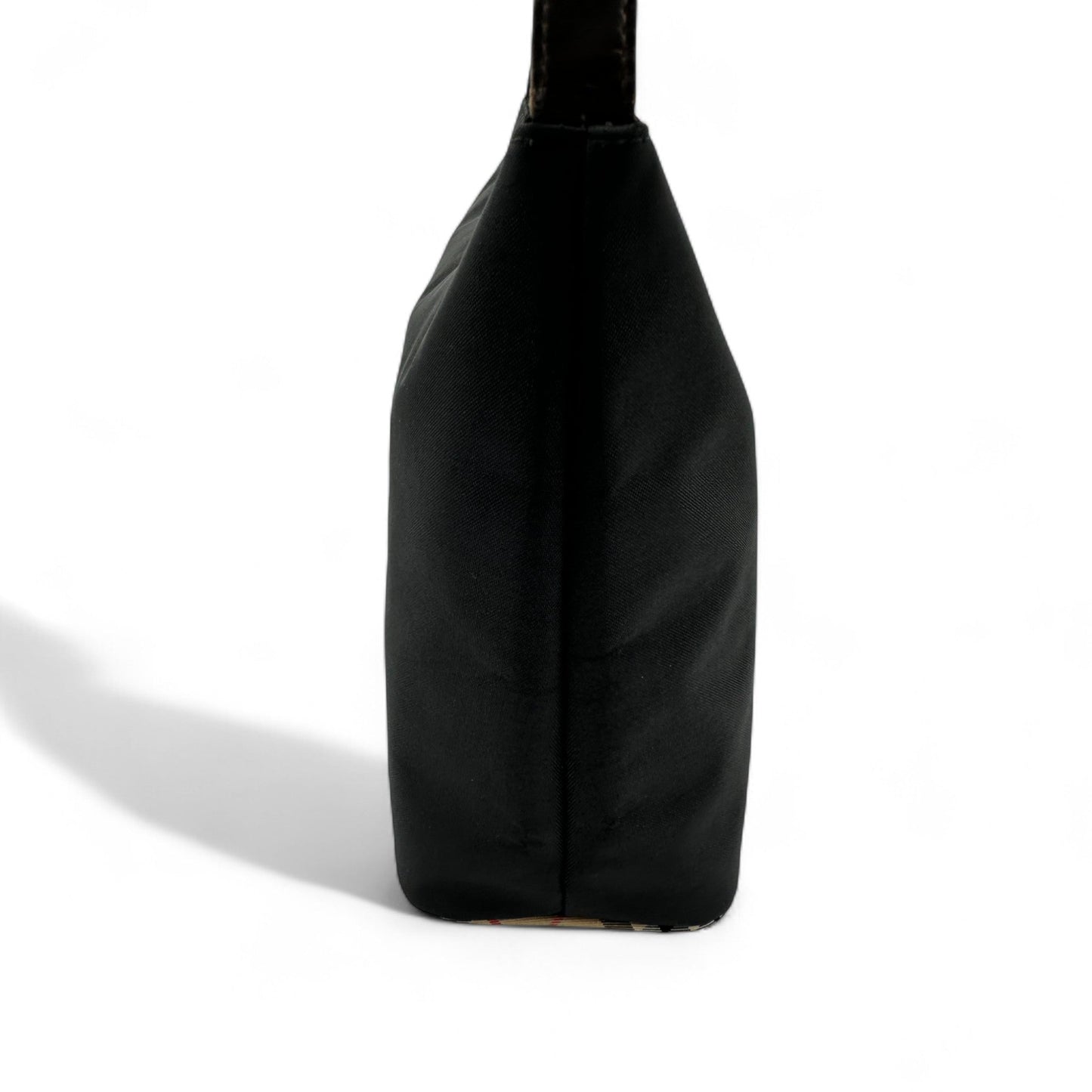 Vintage Burberry Black Nylon Shoulder Bag - Thanks it's Vintage