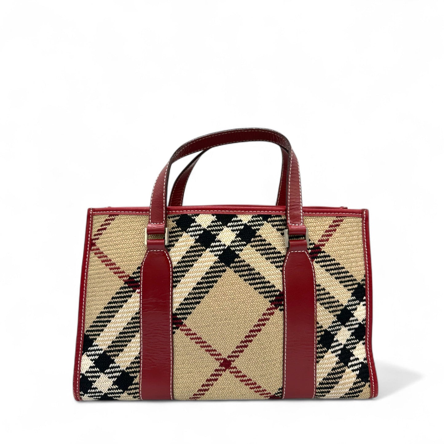 Vintage Burberry Blue Label Nova Check Tote Handbag - Thanks it's Vintage