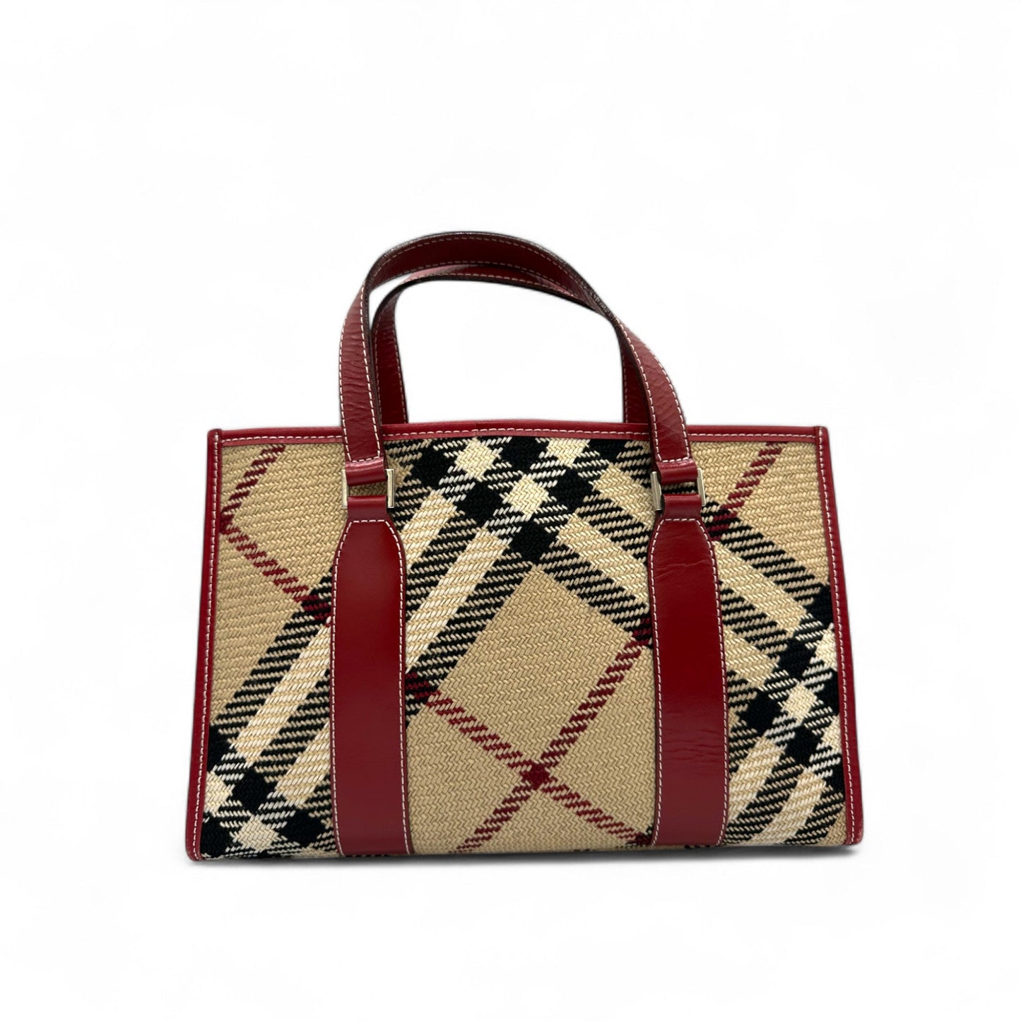 Vintage Burberry Blue Label Nova Check Tote Handbag - Thanks it's Vintage