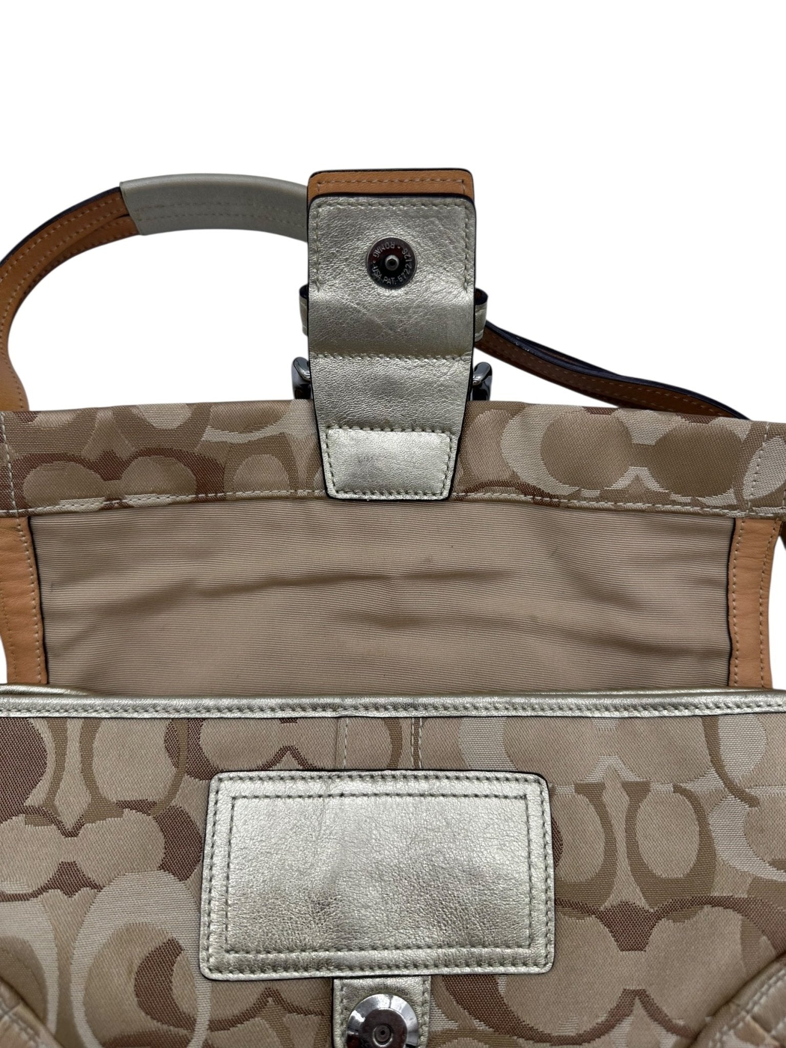 Vintage Coach 0492 Soho Buckle Monogram Shoulder Bag - Thanks it's Vintage