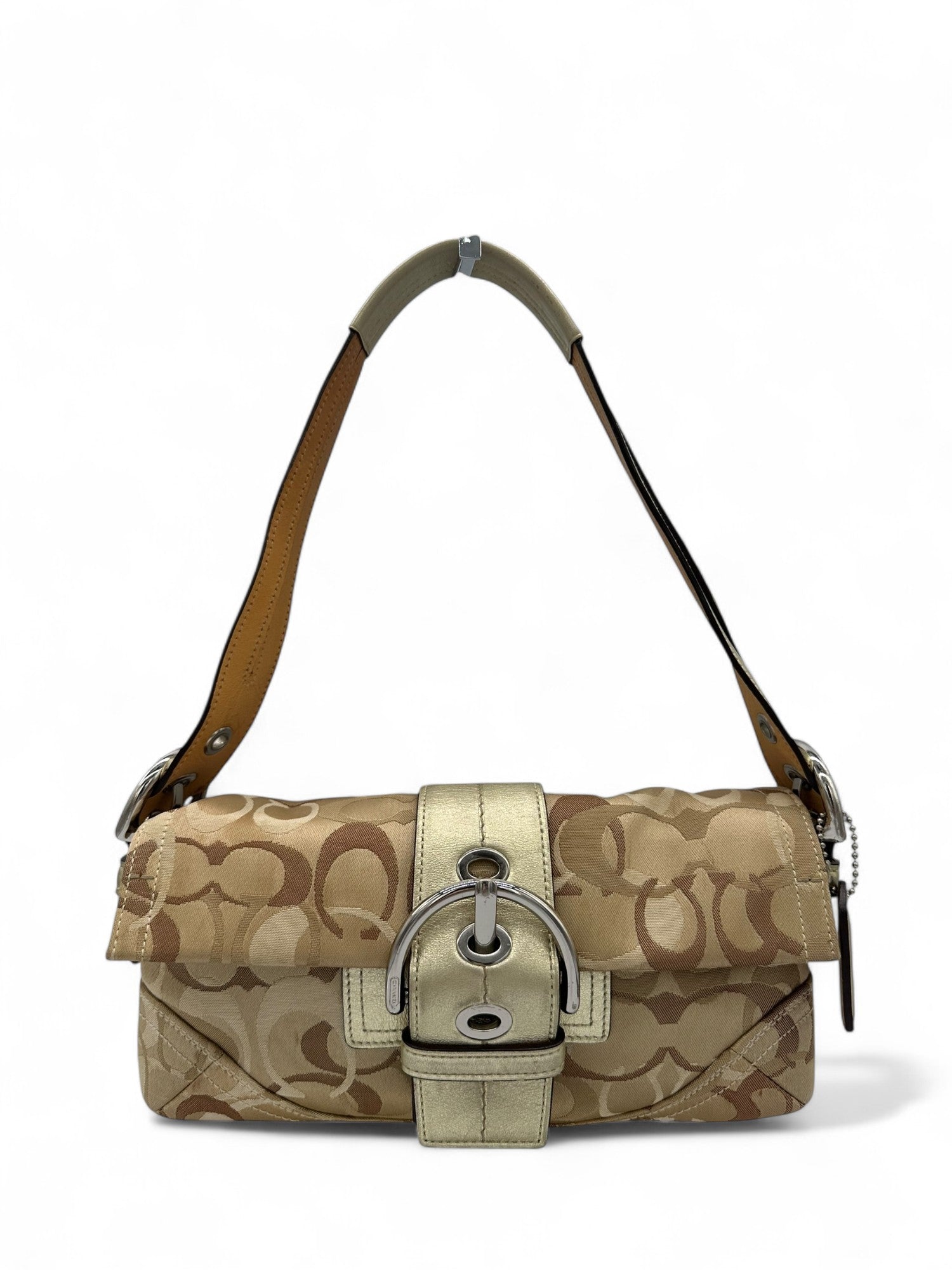 Vintage Coach 0492 Soho Buckle Monogram Shoulder Bag - Thanks it's Vintage