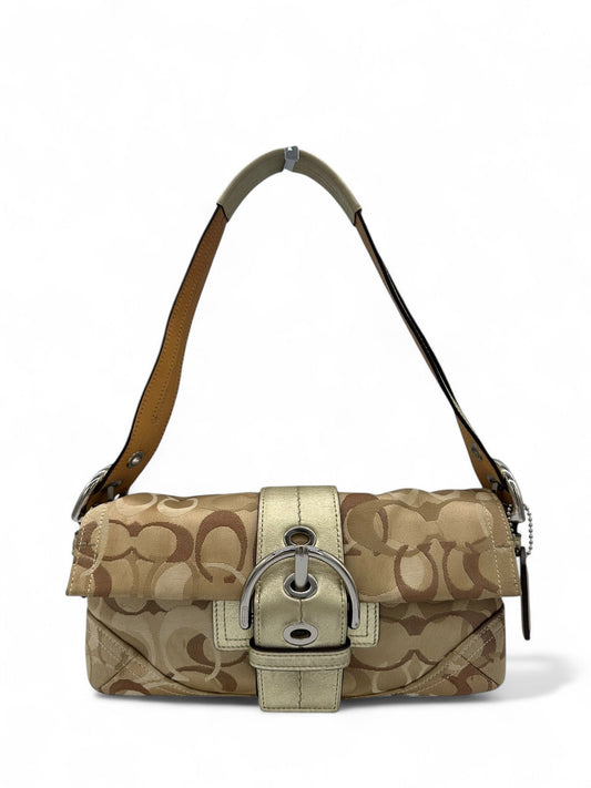 Vintage Coach 0492 Soho Buckle Monogram Shoulder Bag - Thanks it's Vintage