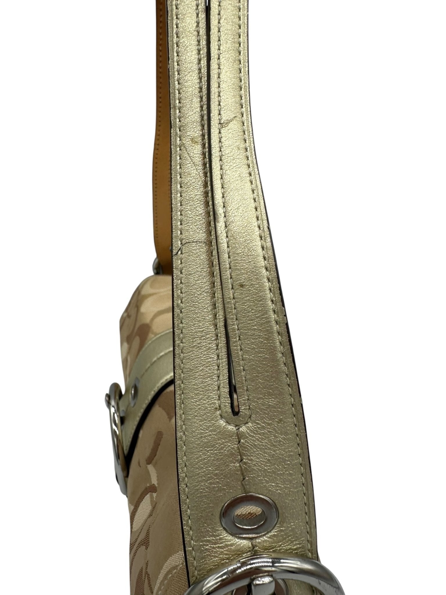 Vintage Coach 0492 Soho Buckle Monogram Shoulder Bag - Thanks it's Vintage