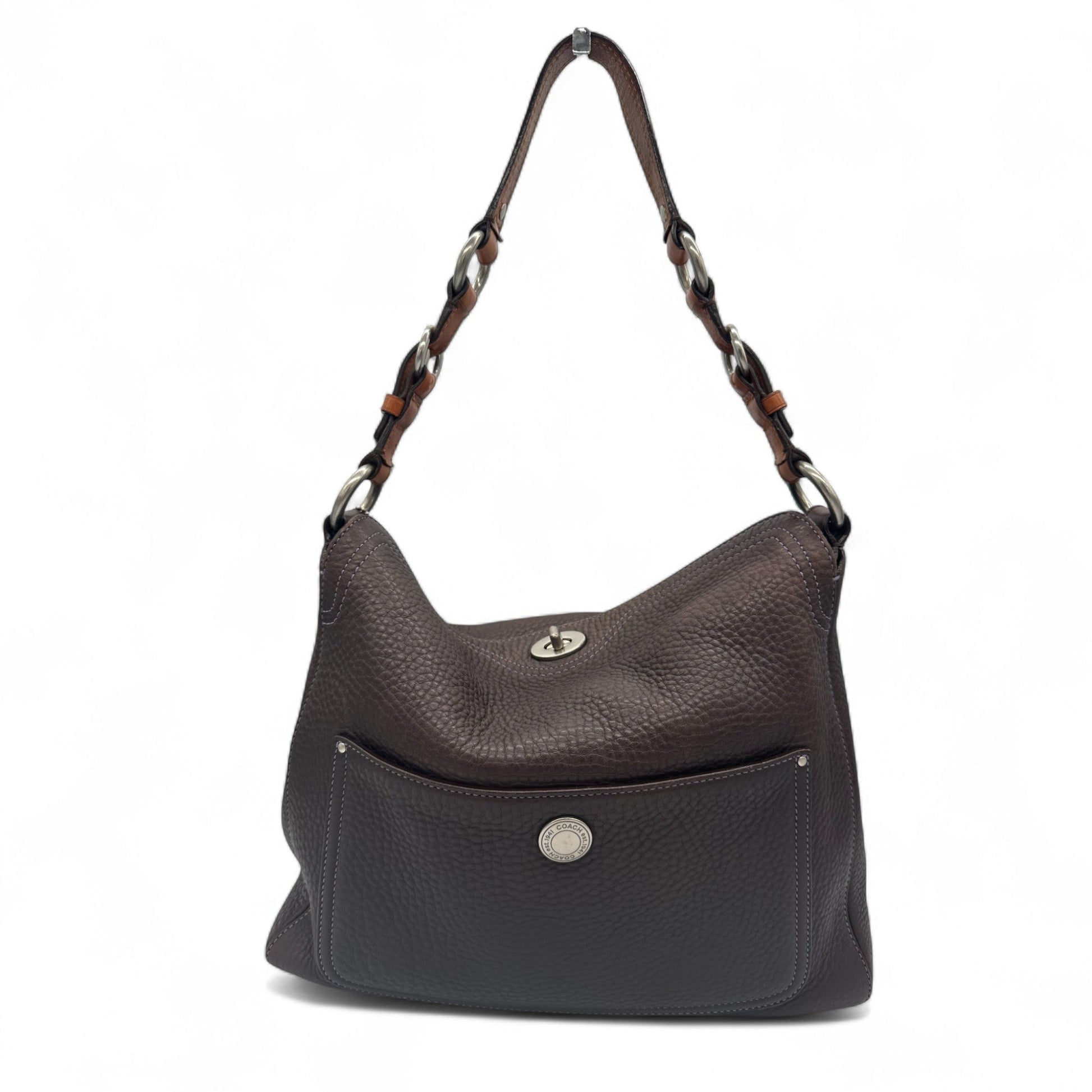 Vintage Coach 10132 Turnlock Leather Shoulder Bag - Thanks it's Vintage