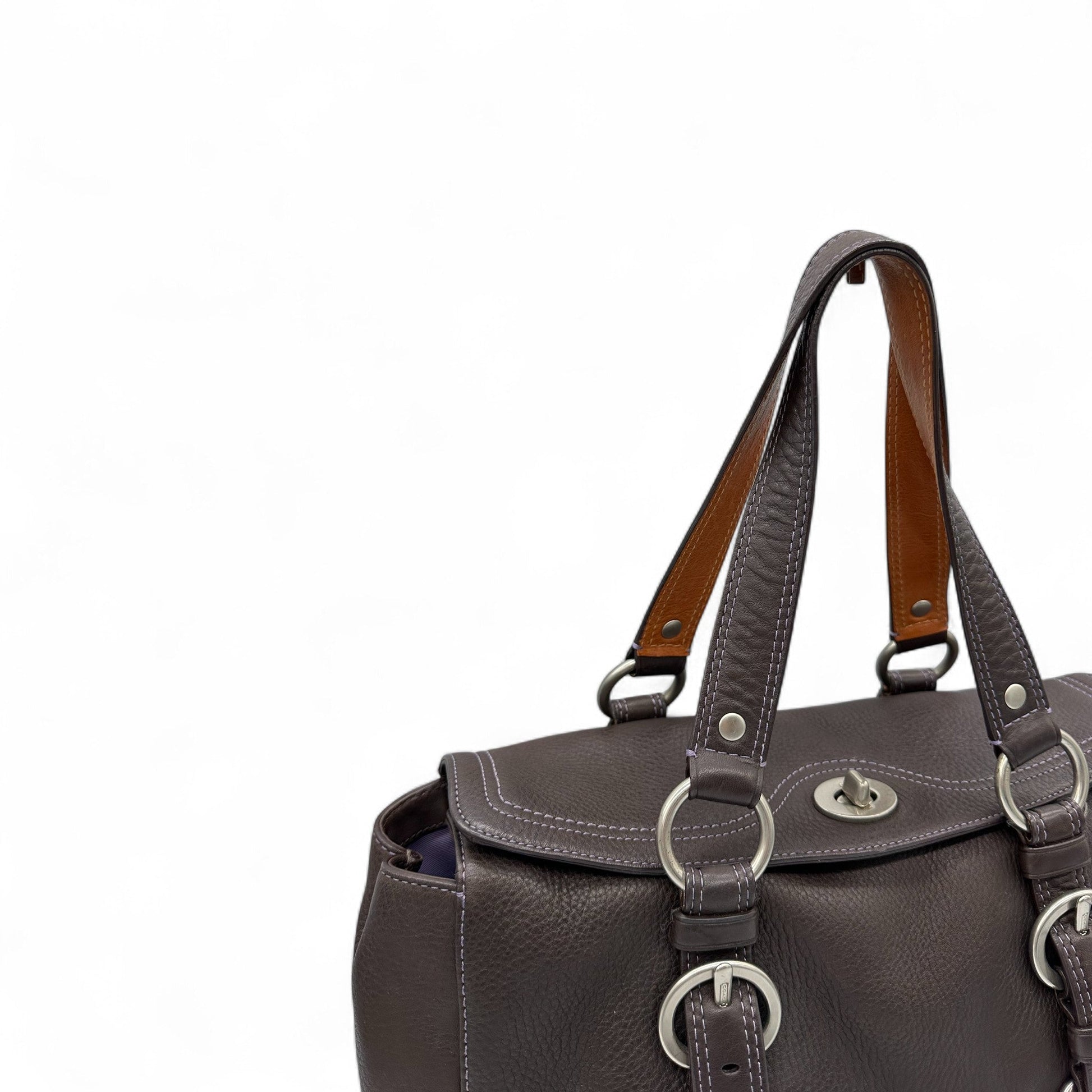 Vintage Coach 10134 Chelsea Barrel Turnlock Shoulder Bag - Thanks it's Vintage